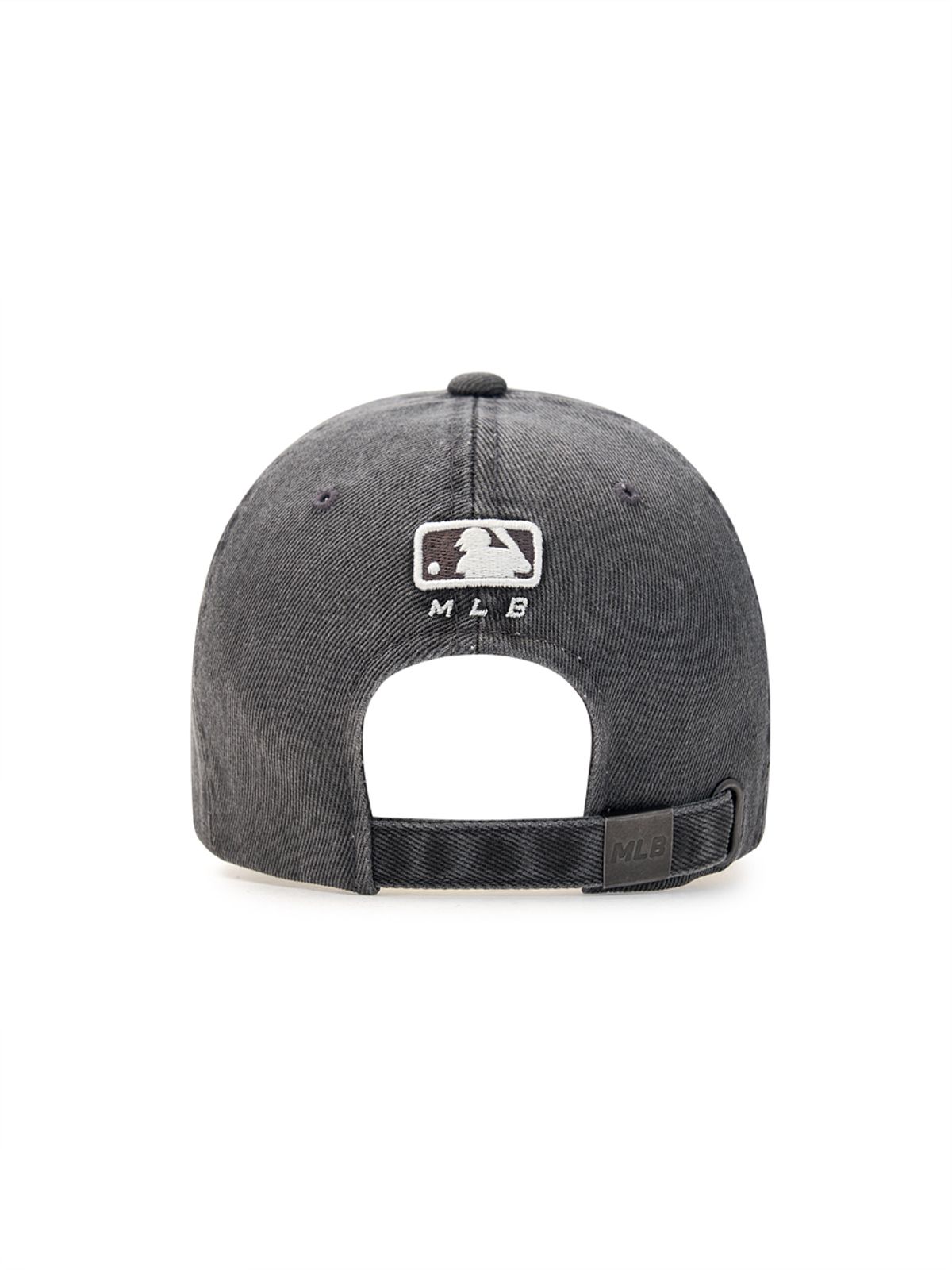 엠엘비(MLB) 바시티 빈티지 컬시브 스티치 언스트럭쳐 볼캡 NY (Charcoal Grey)