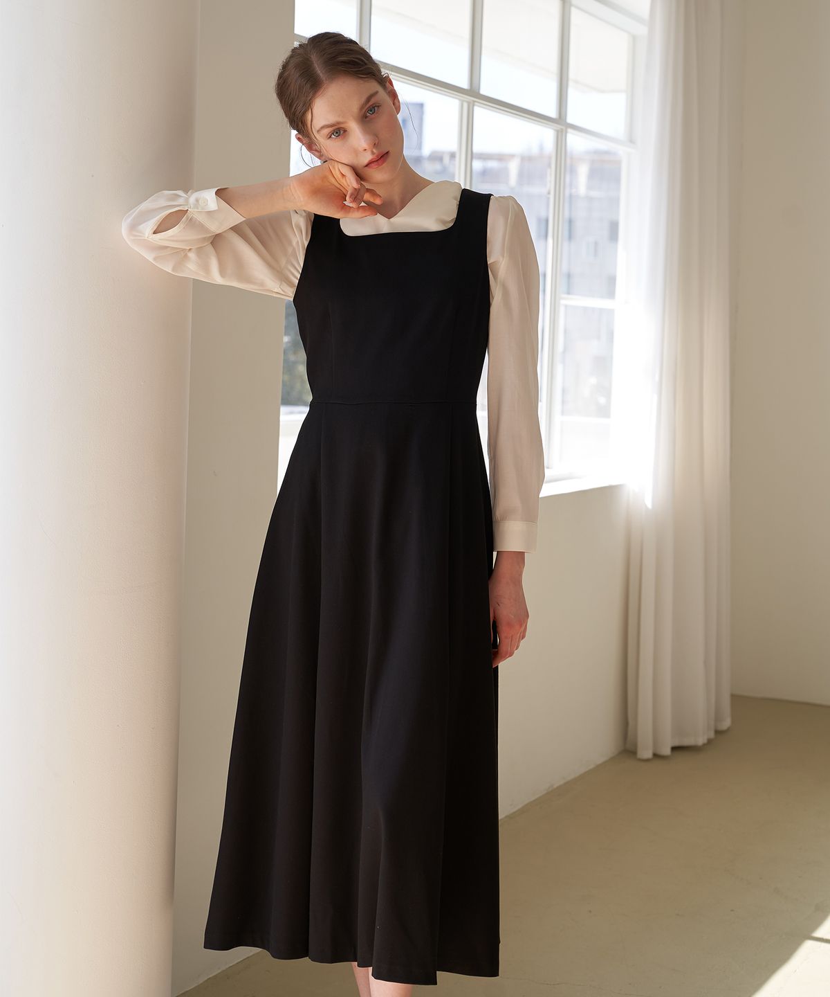 플로브(FLOVE) SOFT BOL DRESS (BK)