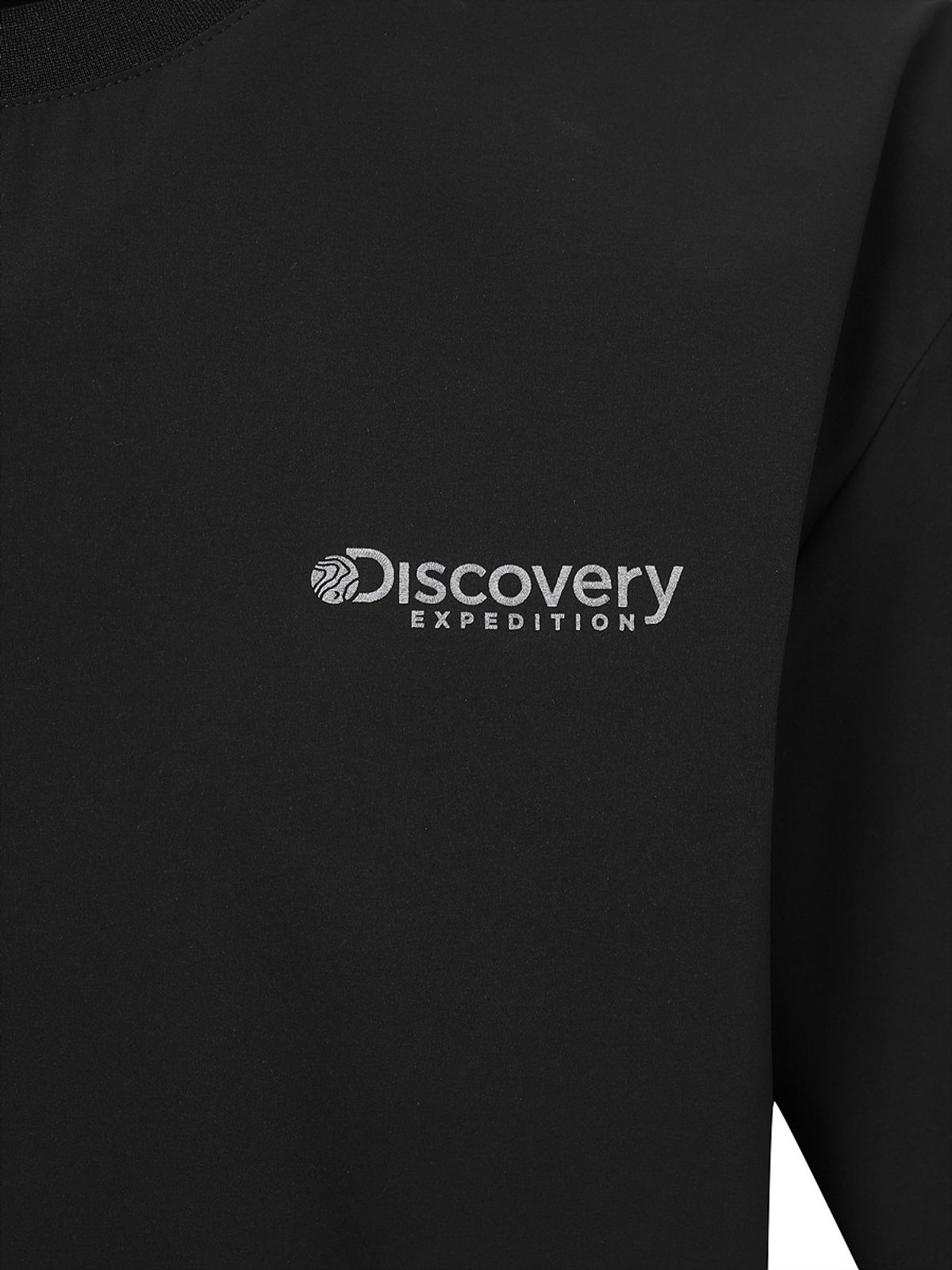 디스커버리 익스페디션(DISCOVERY EXPEDITION) 프레시벤트 우븐 반팔티셔츠 (BLACK)