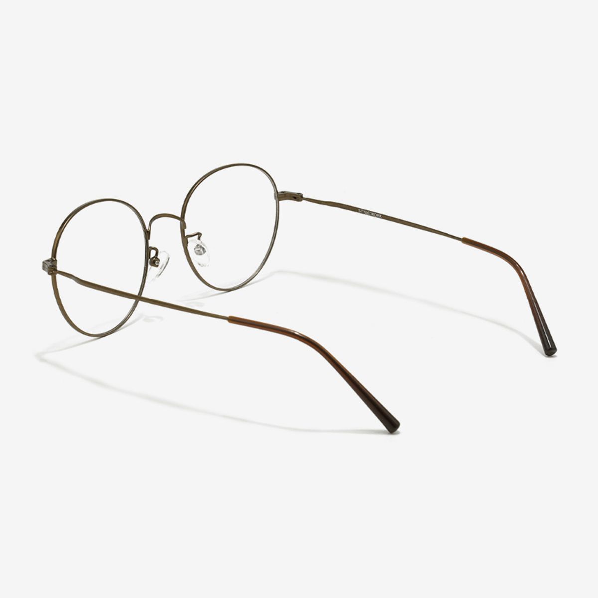 스타일워크(STYLEWORK) 매트 브라운 메탈 STYLE11 M BR 53mm 스타일워크 안경테