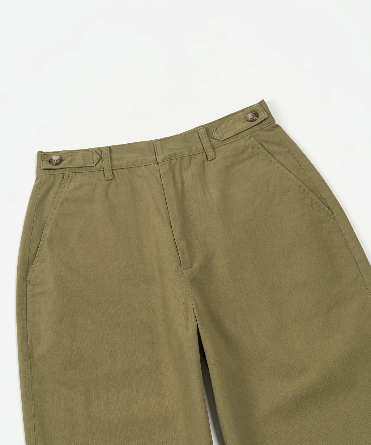 토피 우먼(TOFFEE WOMEN) W 클래식 코튼 팬츠 (LIGHT KHAKI)