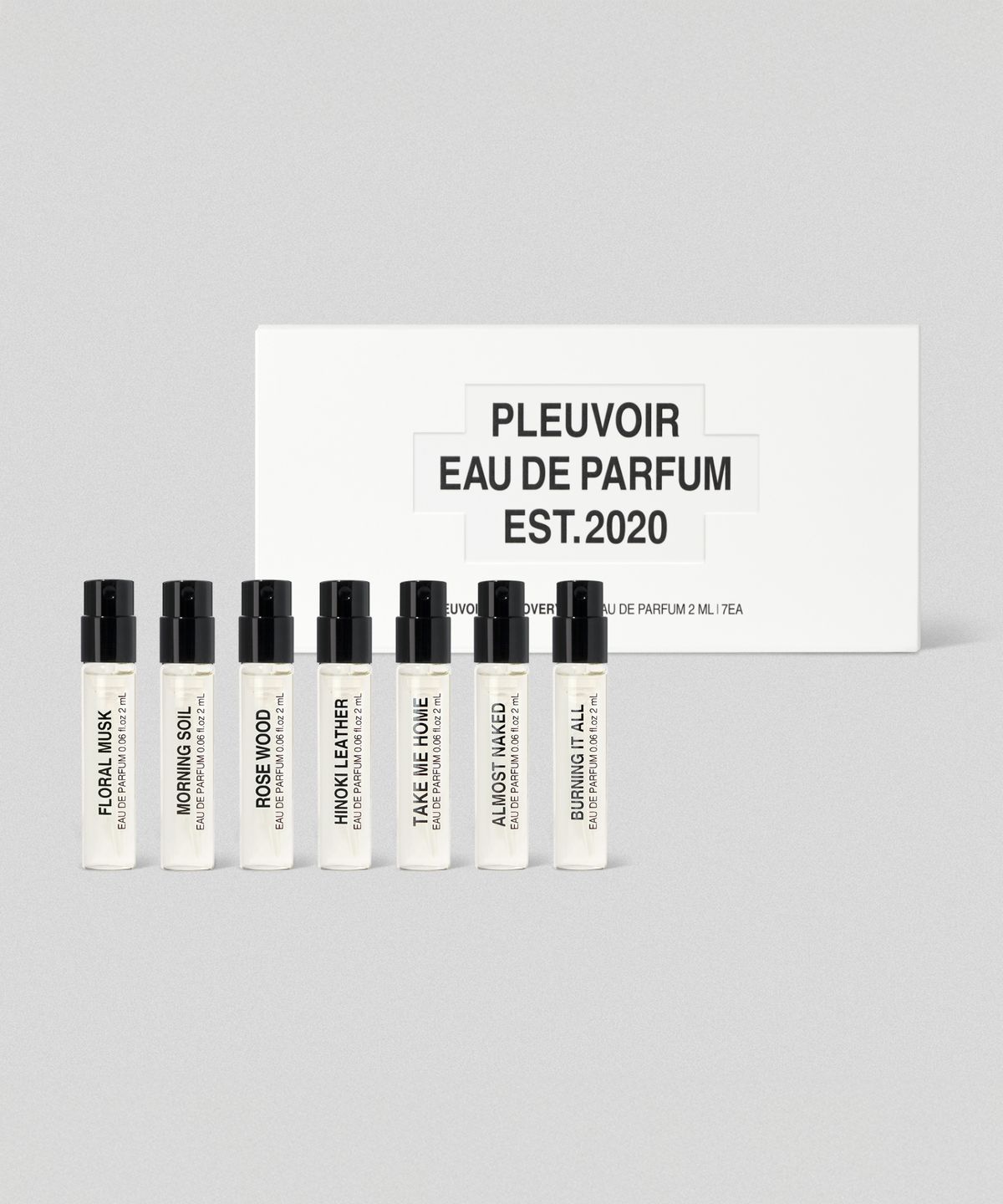 플르부아(PLEUVOIR) [미니 키링 UV 립 7mL 증정] 디스커버리 오 드 퍼퓸 세트 2mL x 7