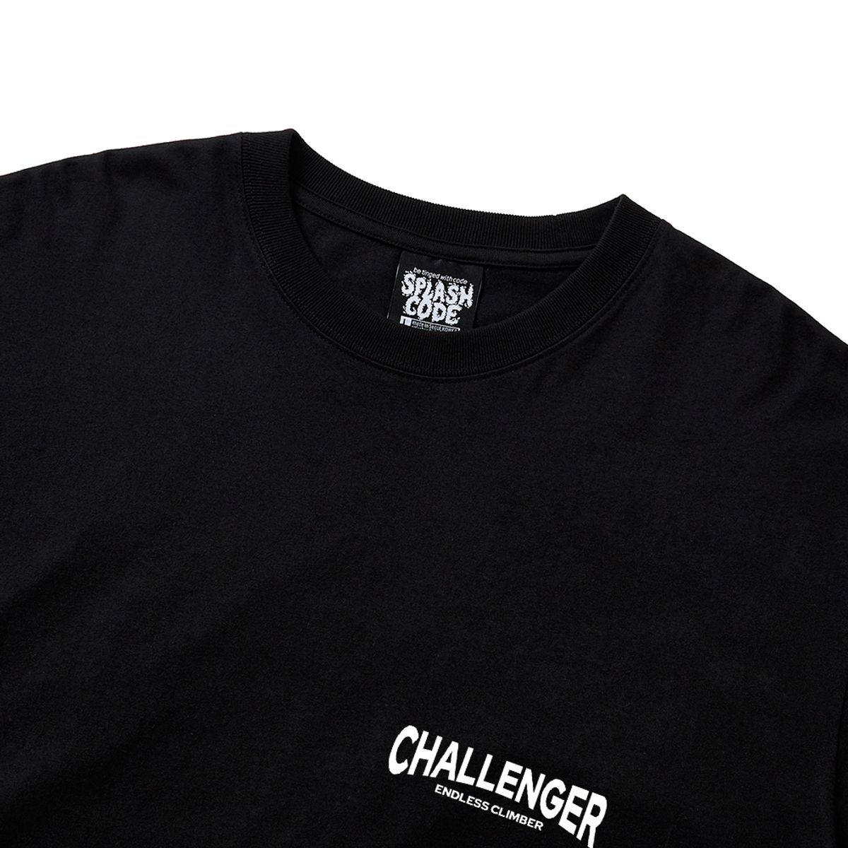 스플래시코드(SPLASHCODE) 롱슬리브 블랙 - 도전자(Challenger)