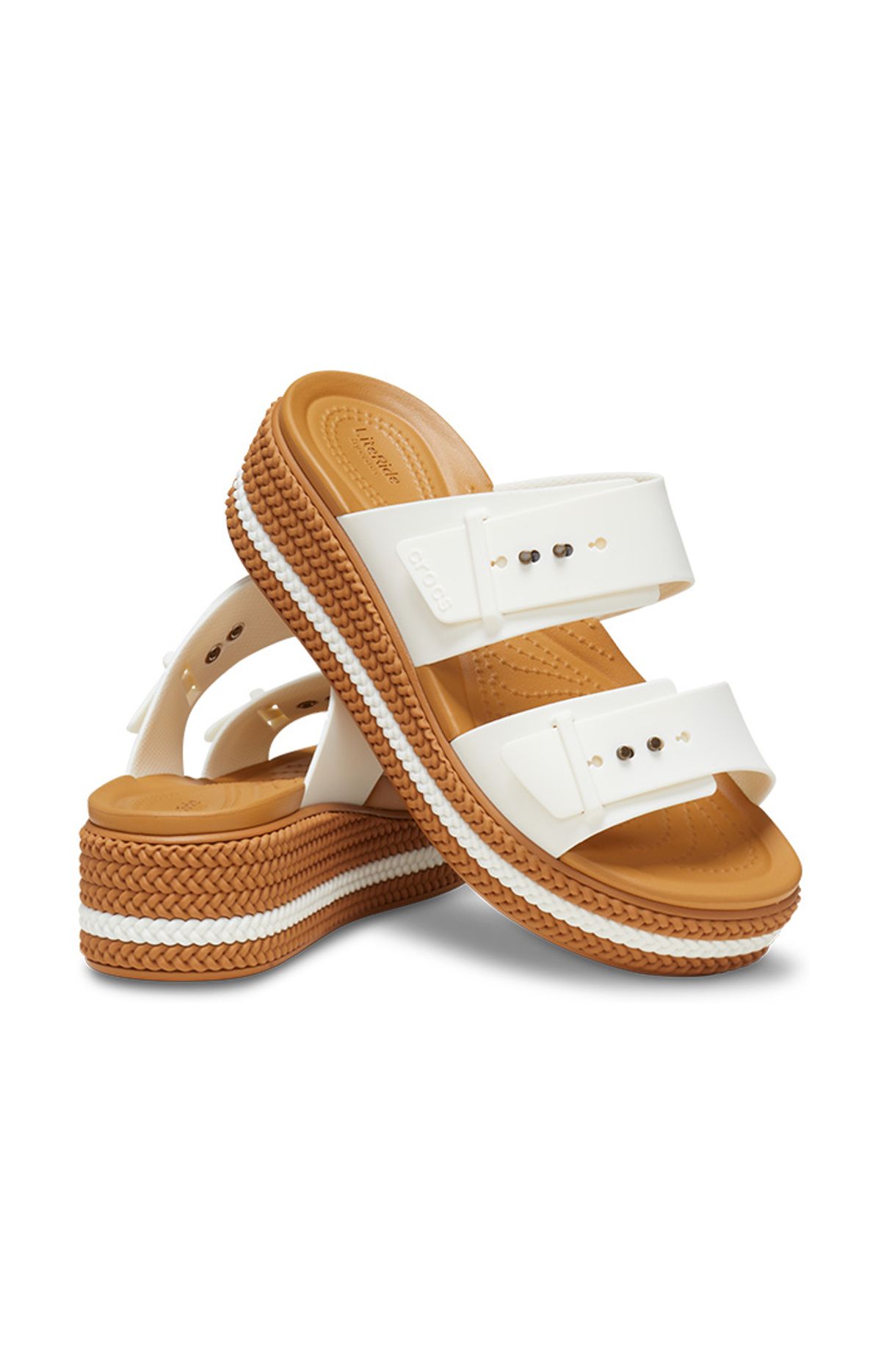 크록스(CROCS) 여성 브루클린 우븐 버클 CHA (25SWSD209978)