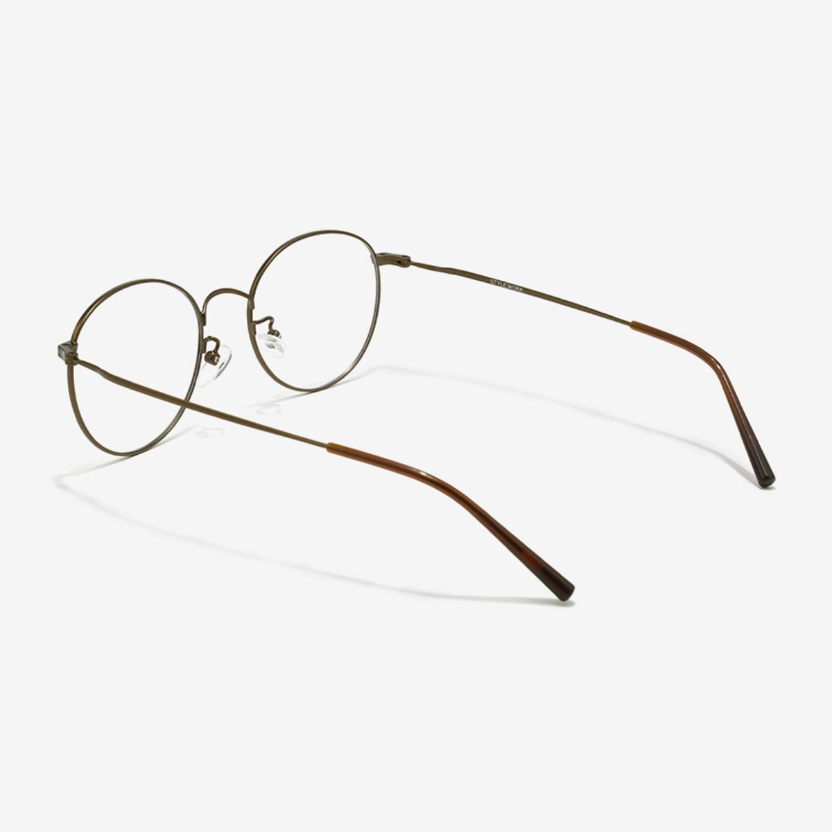 스타일워크(STYLEWORK) 매트 브라운 메탈 STYLE13 M BR 51mm 스타일워크 안경테