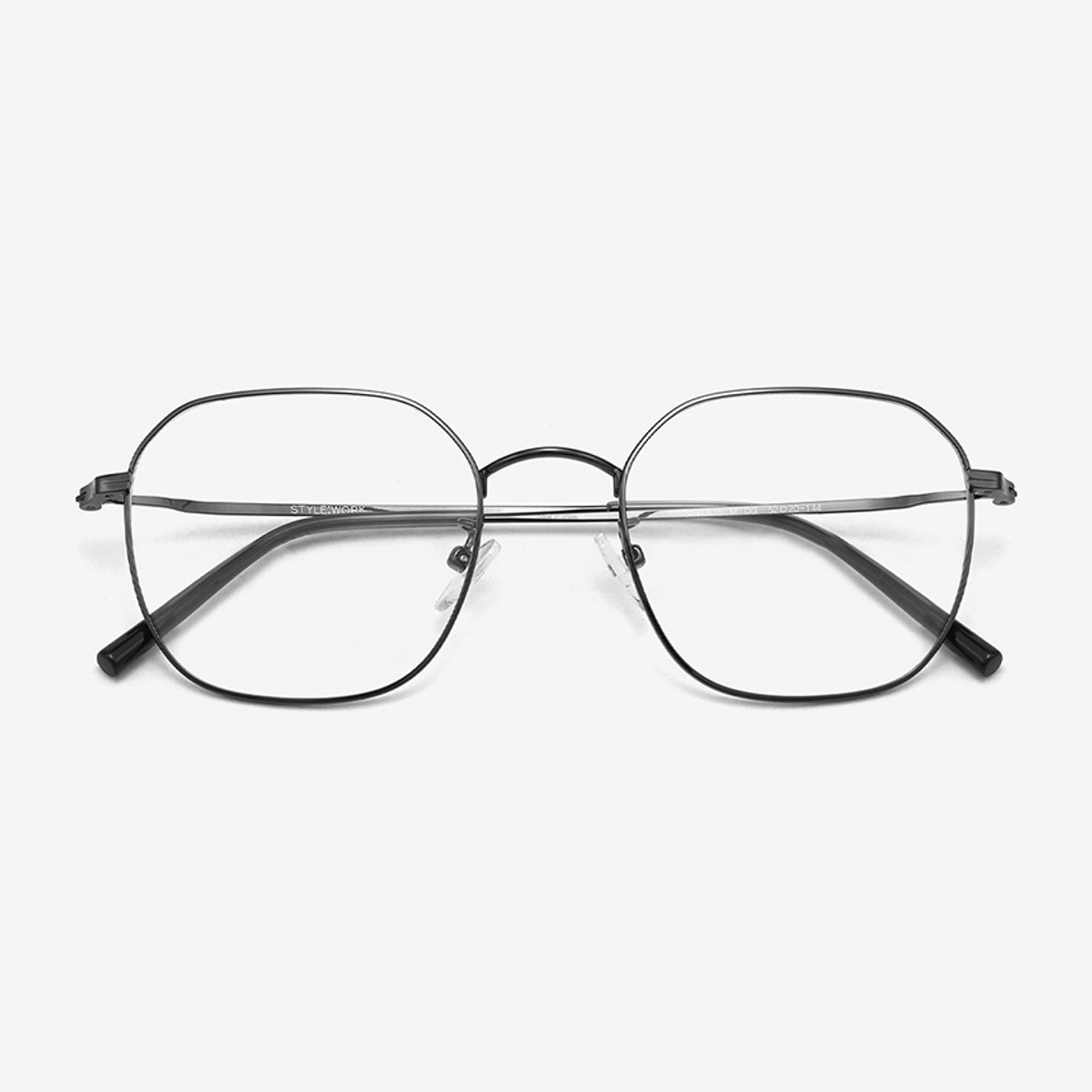 스타일워크(STYLEWORK) 다크 그레이 메탈 STYLE15 M DG 52mm 스타일워크 안경테