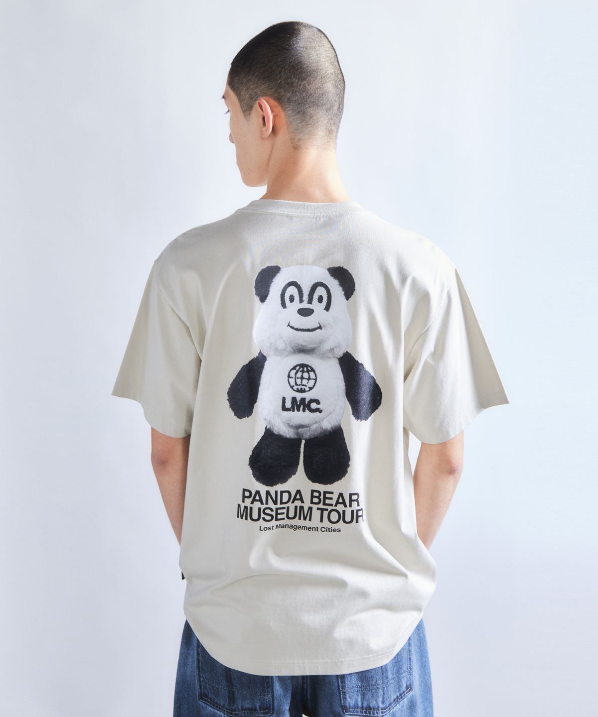 엘엠씨(LMC) PANDA BEAR MUSEUM TOUR TEE sand