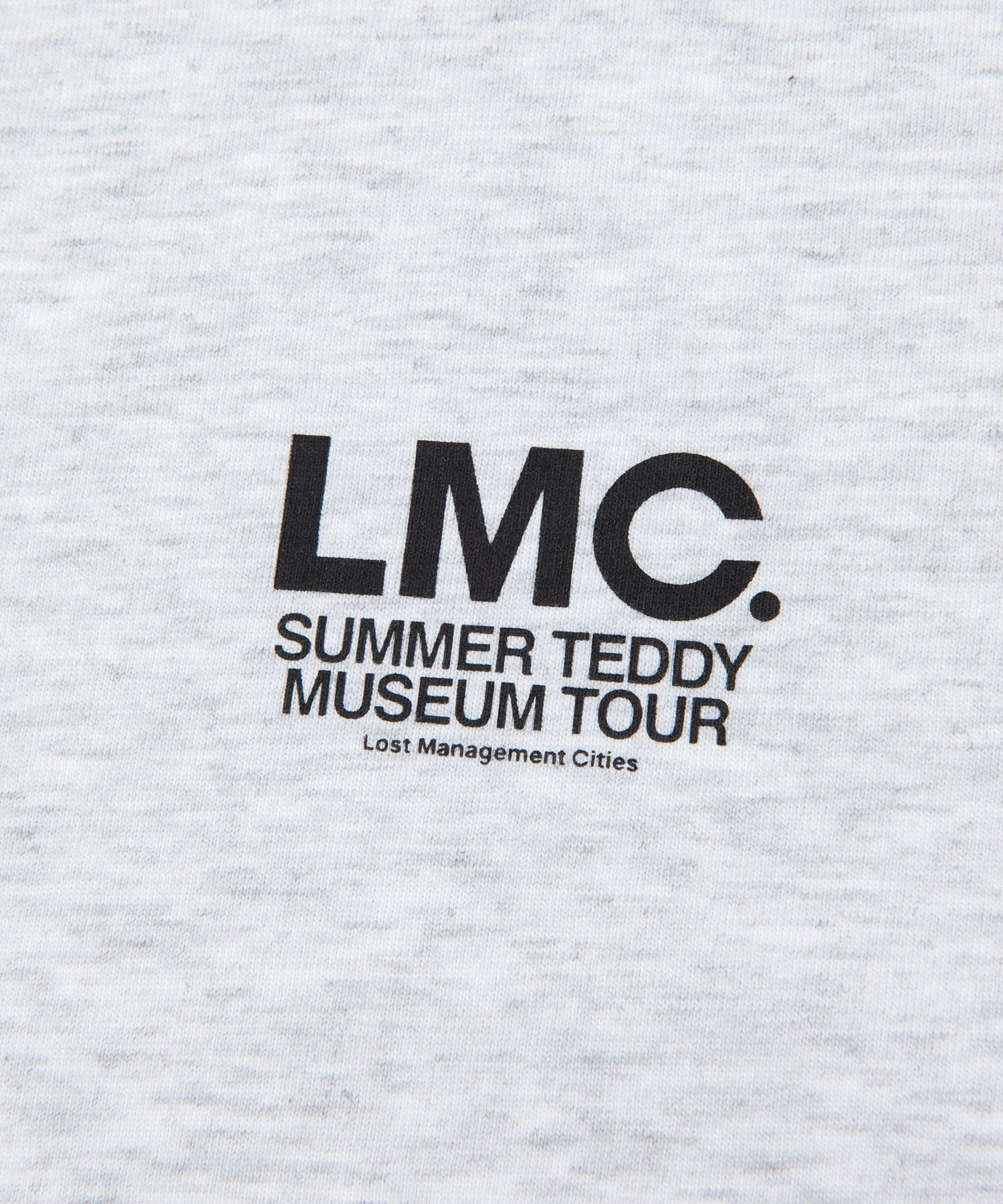 ★LMC★ SUMMER TEDDY MUSEUM TOUR TEE light heather gray 491d3f849d41faeb69cc56e2ded425