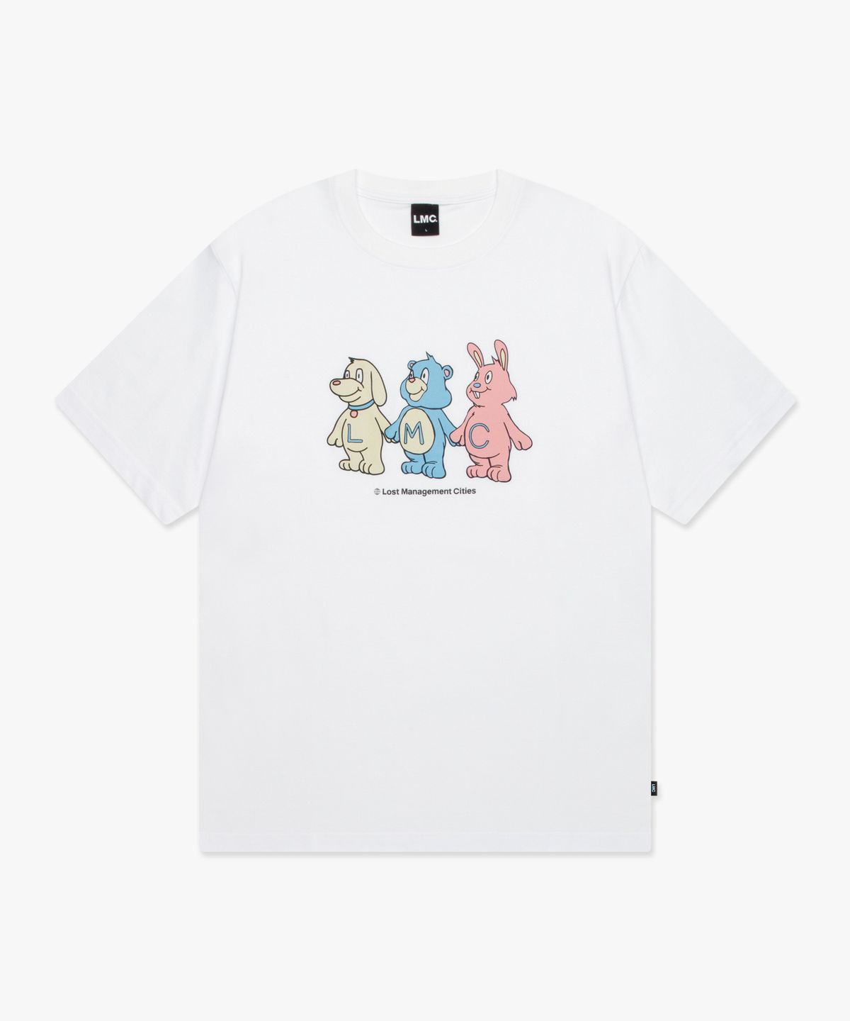 엘엠씨(LMC) BEAR FRIENDS TEE white