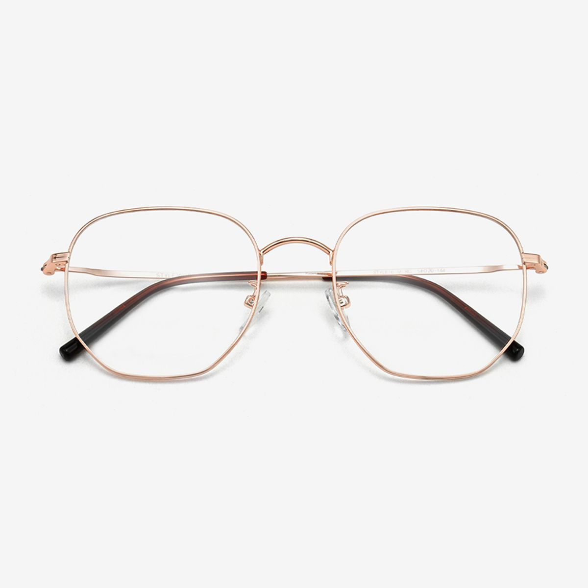 스타일워크(STYLEWORK) 로즈 골드 메탈 STYLE16 M RG 54mm 스타일워크 안경테