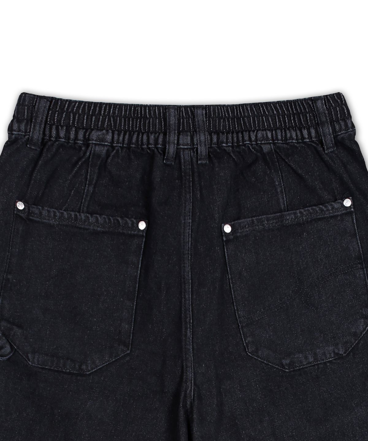 엑스톤즈(XTONZ) XP275 크로스 카펜더 버뮤다 데님 팬츠 (BLACK)