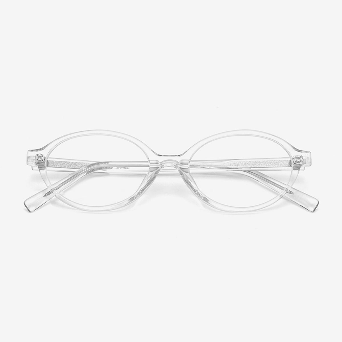 스타일워크(STYLEWORK) 투명 STYLE18 CL 50mm 스타일워크 오벌 안경테