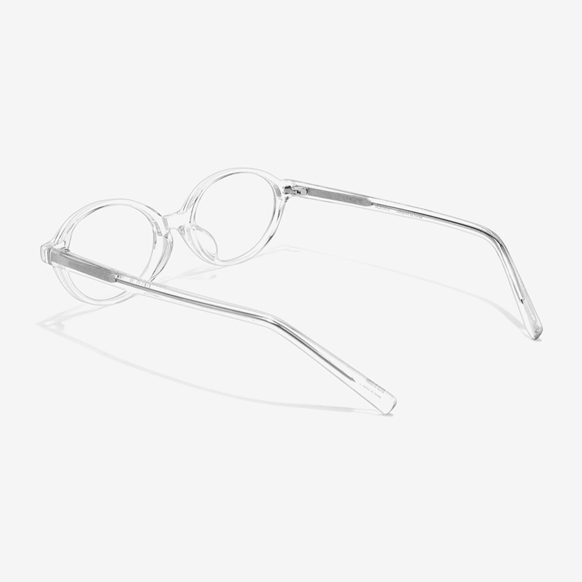 스타일워크(STYLEWORK) 투명 STYLE18 CL 50mm 스타일워크 오벌 안경테
