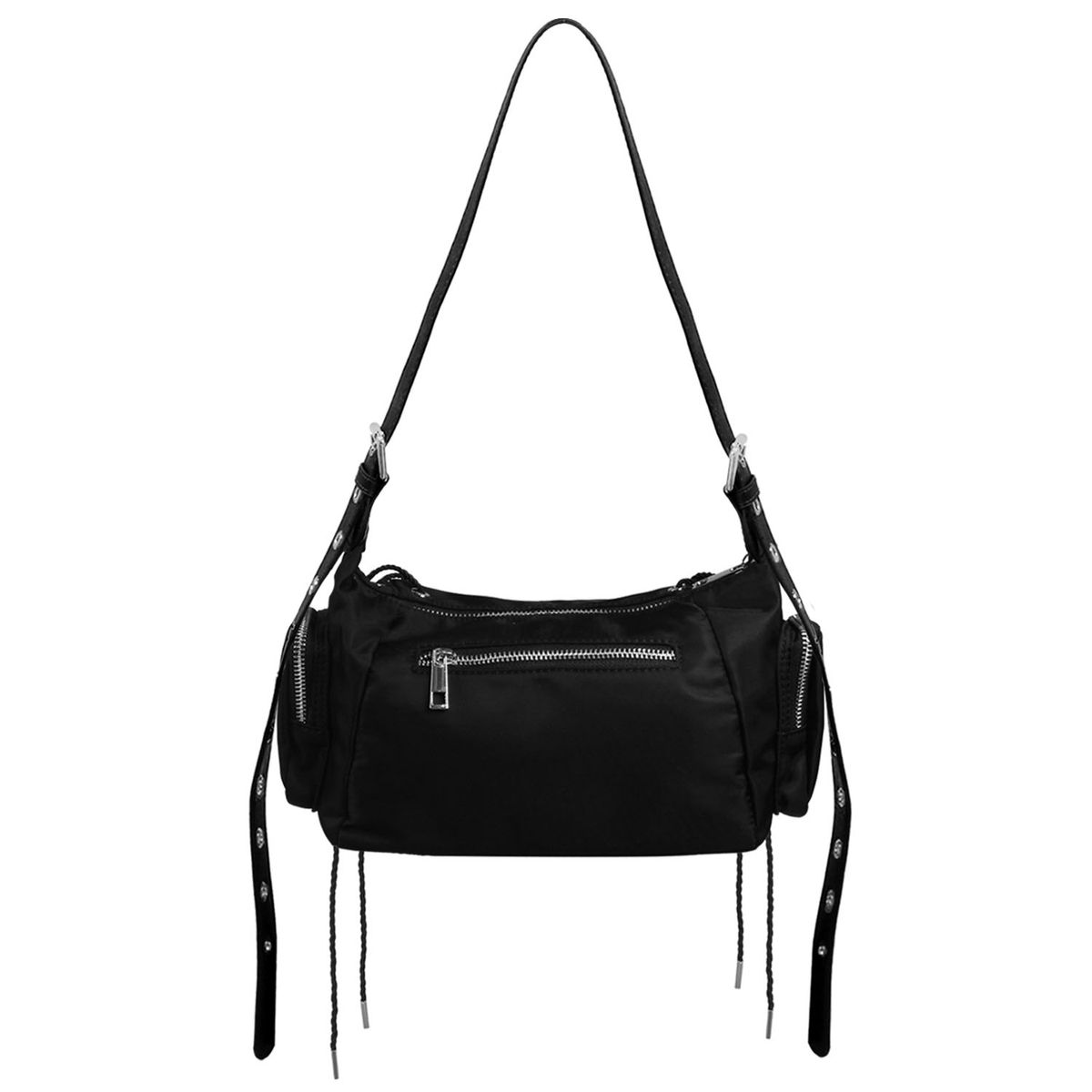 블랙 퍼플(BLACK PURPLE) 글로우 코르셋 백 Glow Corset Bag_BLACK