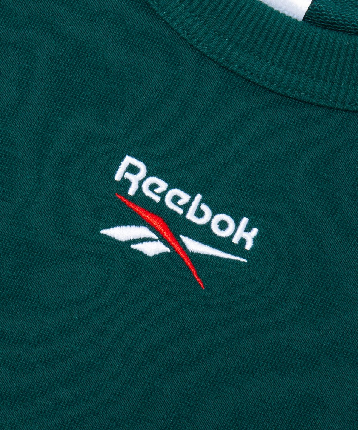 리복(REEBOK) 크로스 체크 맨투맨 - 그린 / 100215503