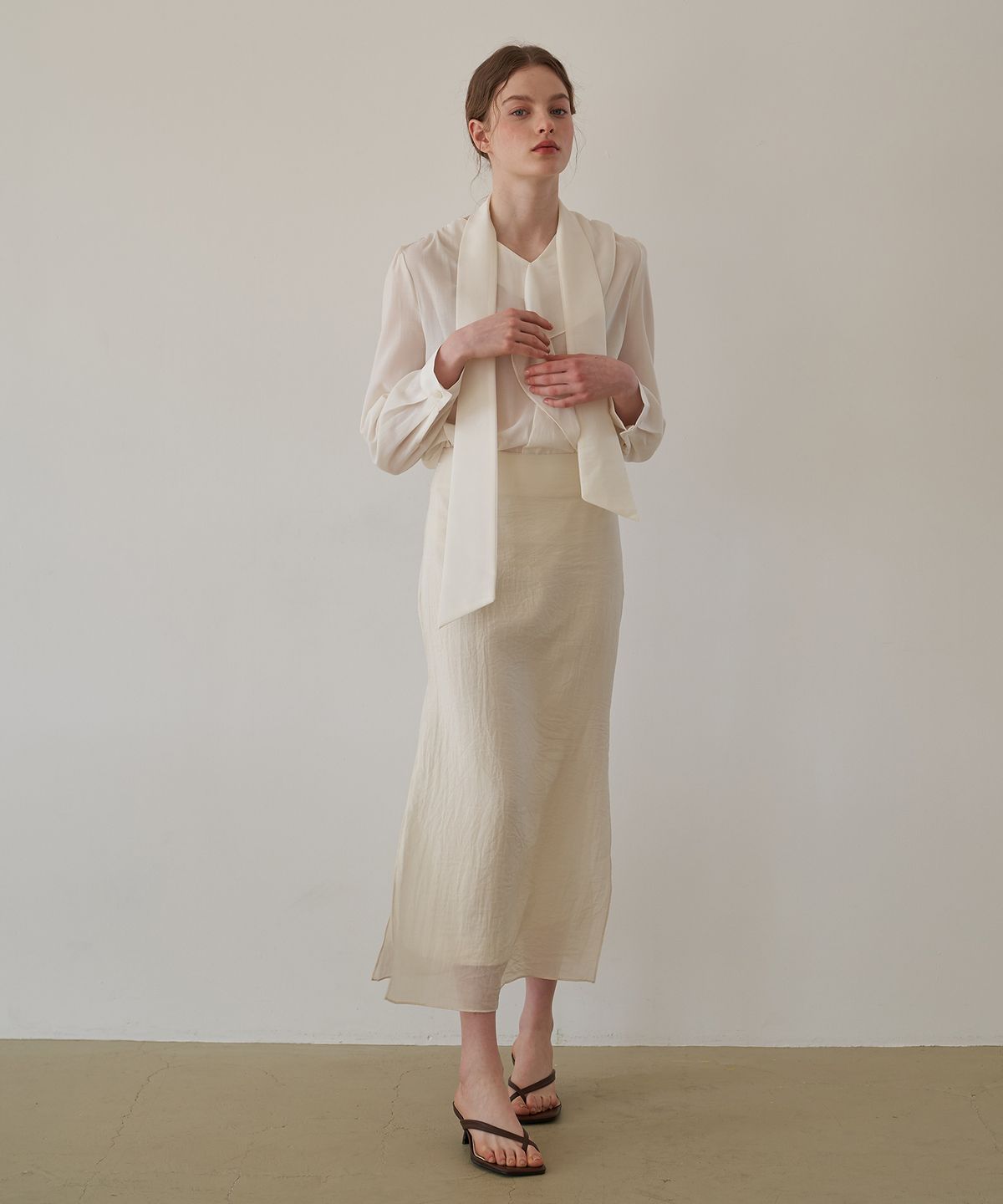 플로브(FLOVE) [S~XL] SHEER SKIRT VERSION 2 (IV)