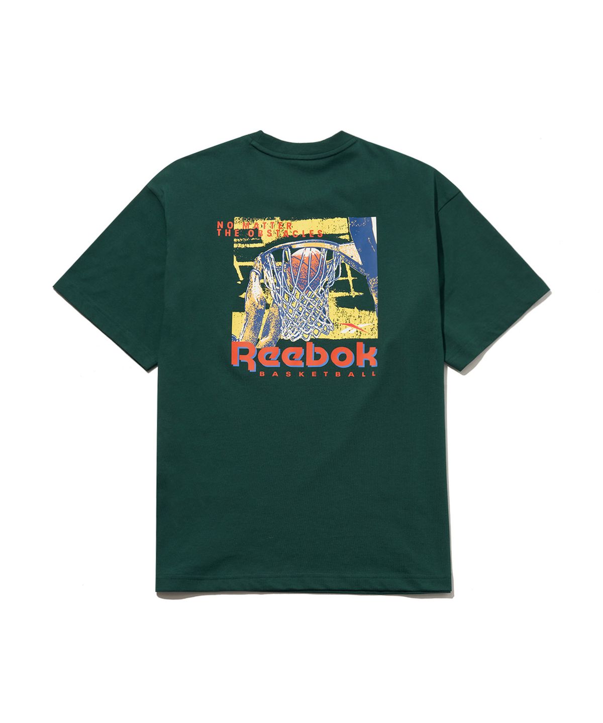 리복(REEBOK) 바스켓볼 그래픽 티셔츠 - 그린