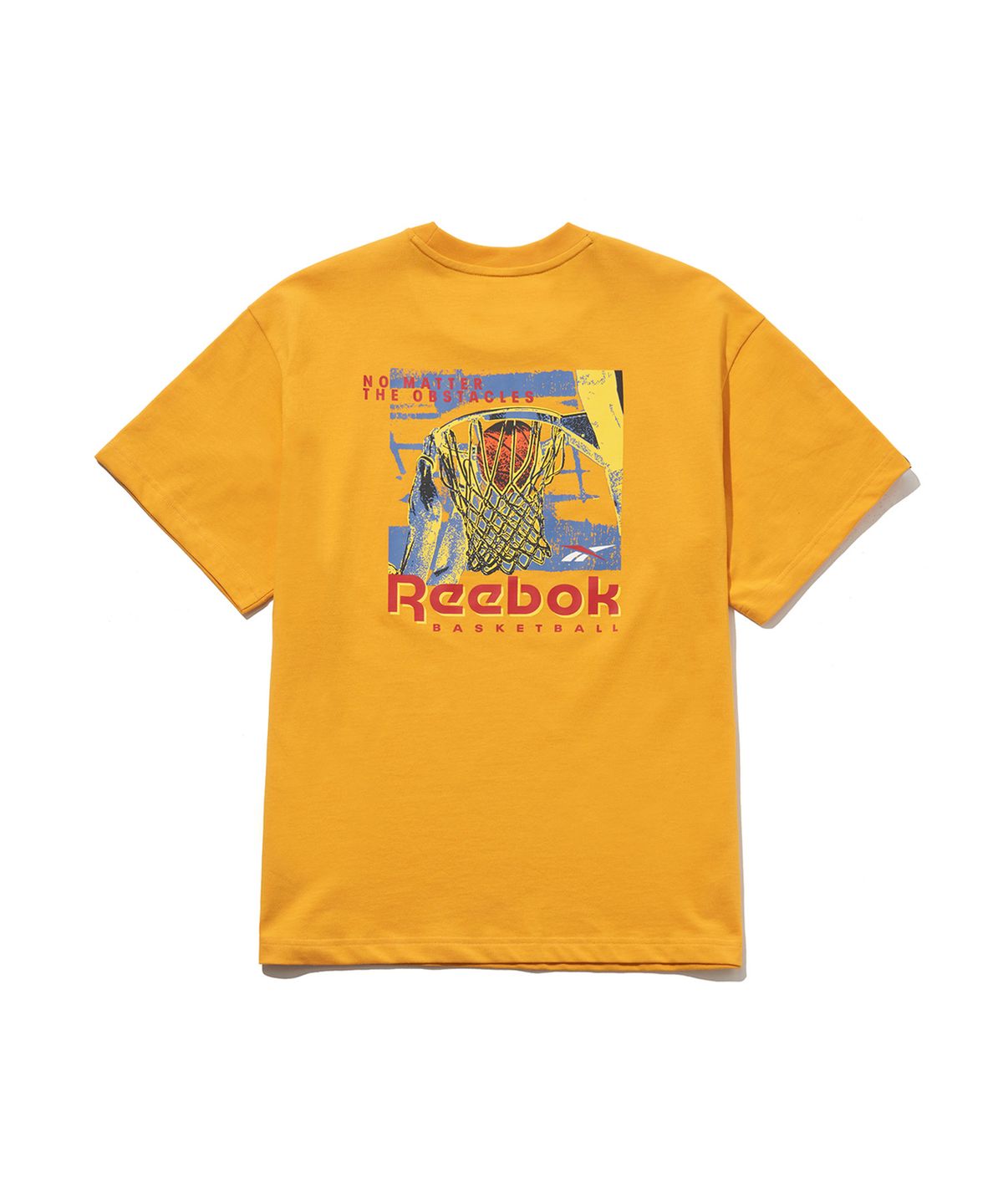리복(REEBOK) 바스켓볼 그래픽 티셔츠 - 옐로우