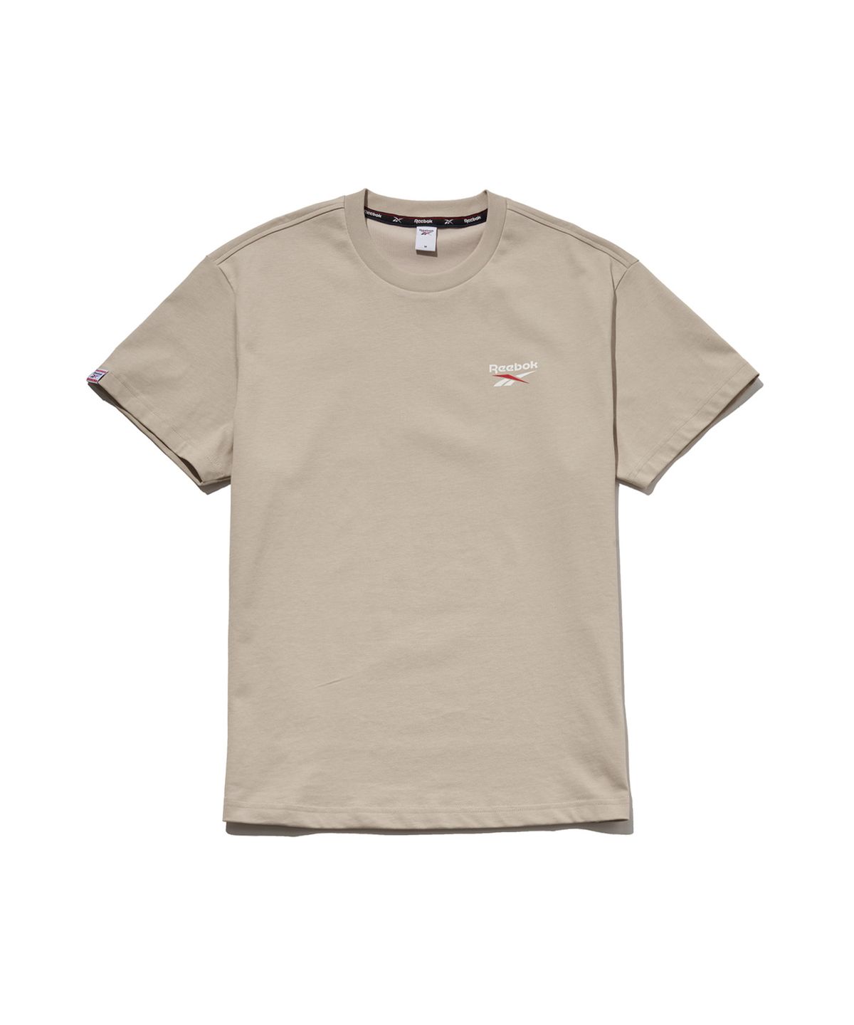 리복(REEBOK) 빅벡터 슬로건 티셔츠 - 베이지