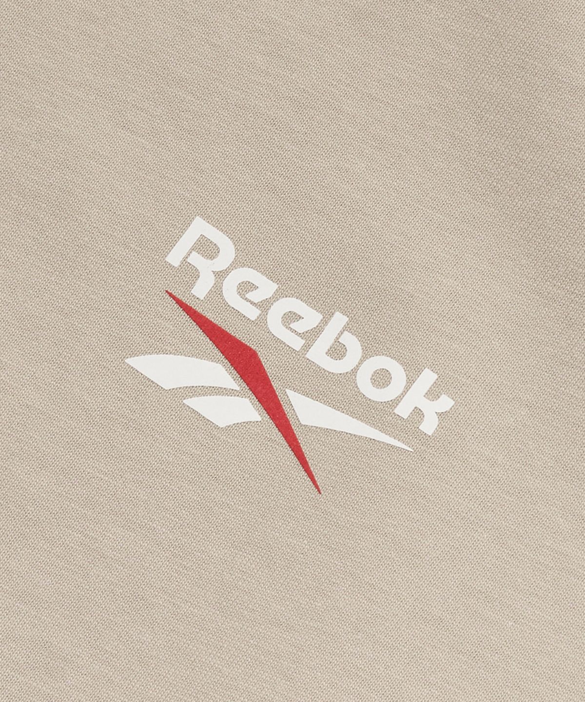 리복(REEBOK) 빅벡터 슬로건 티셔츠 - 베이지