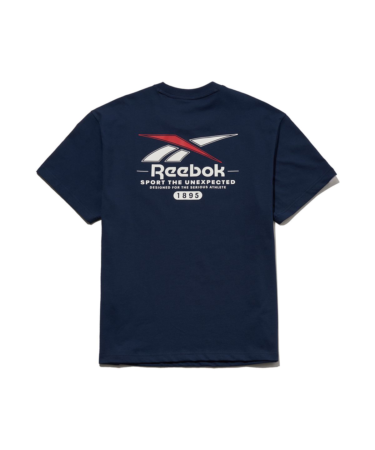 리복(REEBOK) 빅벡터 슬로건 티셔츠 - 네이비