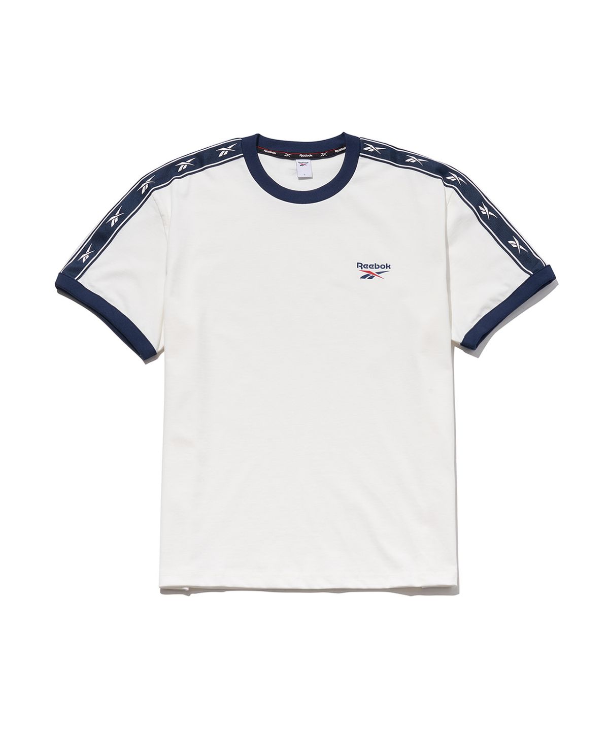 리복(REEBOK) 벡터 링거 티셔츠 - 화이트