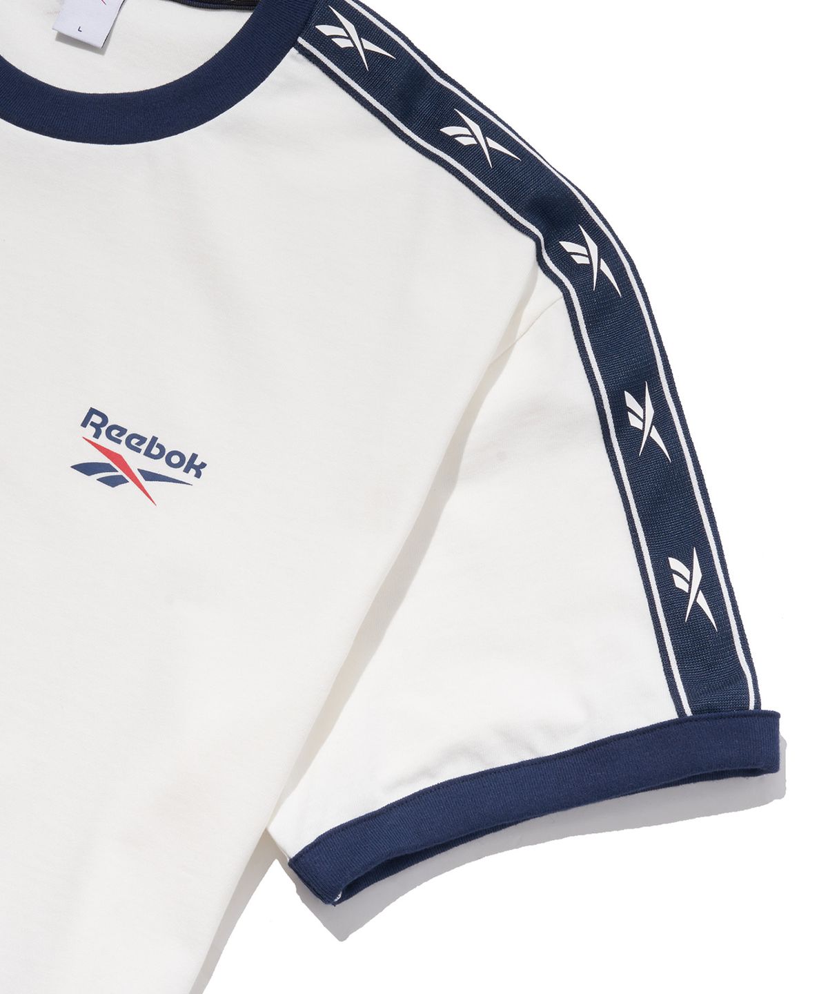 리복(REEBOK) 벡터 링거 티셔츠 - 화이트