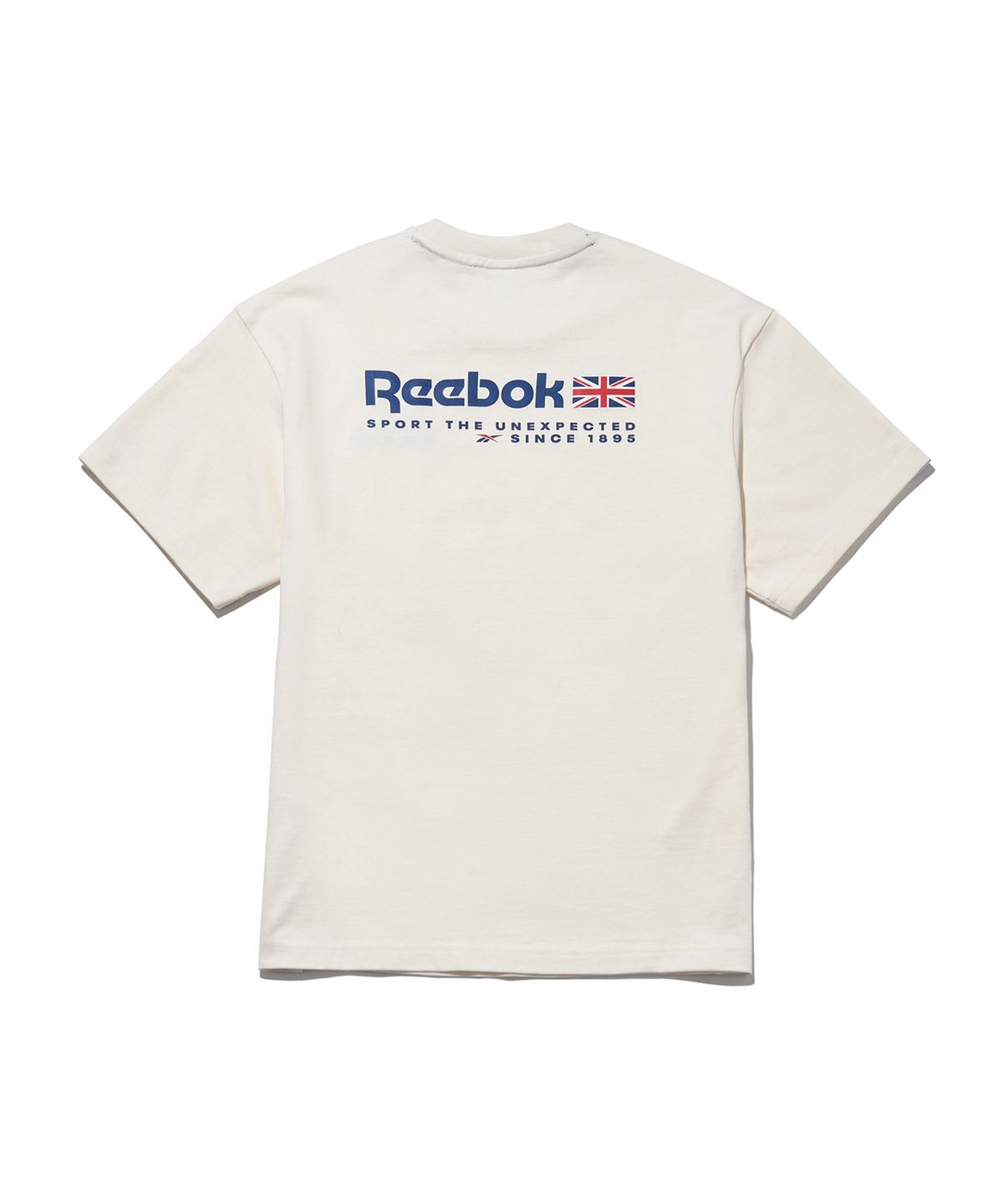 리복(REEBOK) 유니언잭 티셔츠 - 아이보리