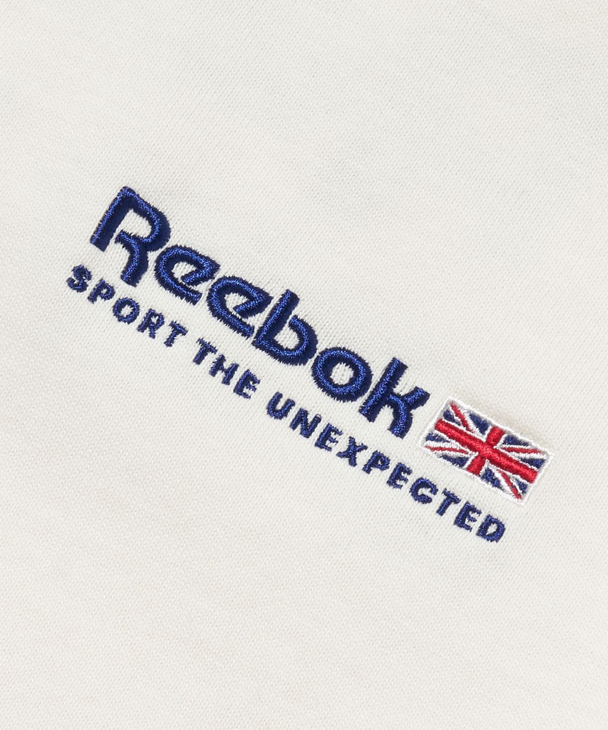 리복(REEBOK) 유니언잭 티셔츠 - 아이보리