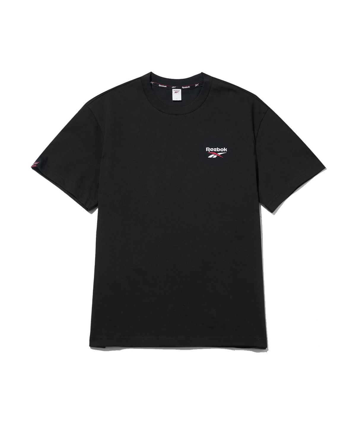 리복(REEBOK) 아카이브 티셔츠 - 블랙