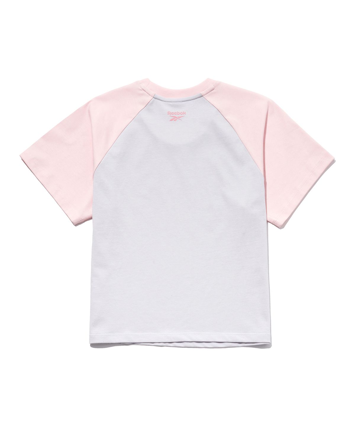리복(REEBOK) 프린트 래글런 티셔츠 (W) - 핑크