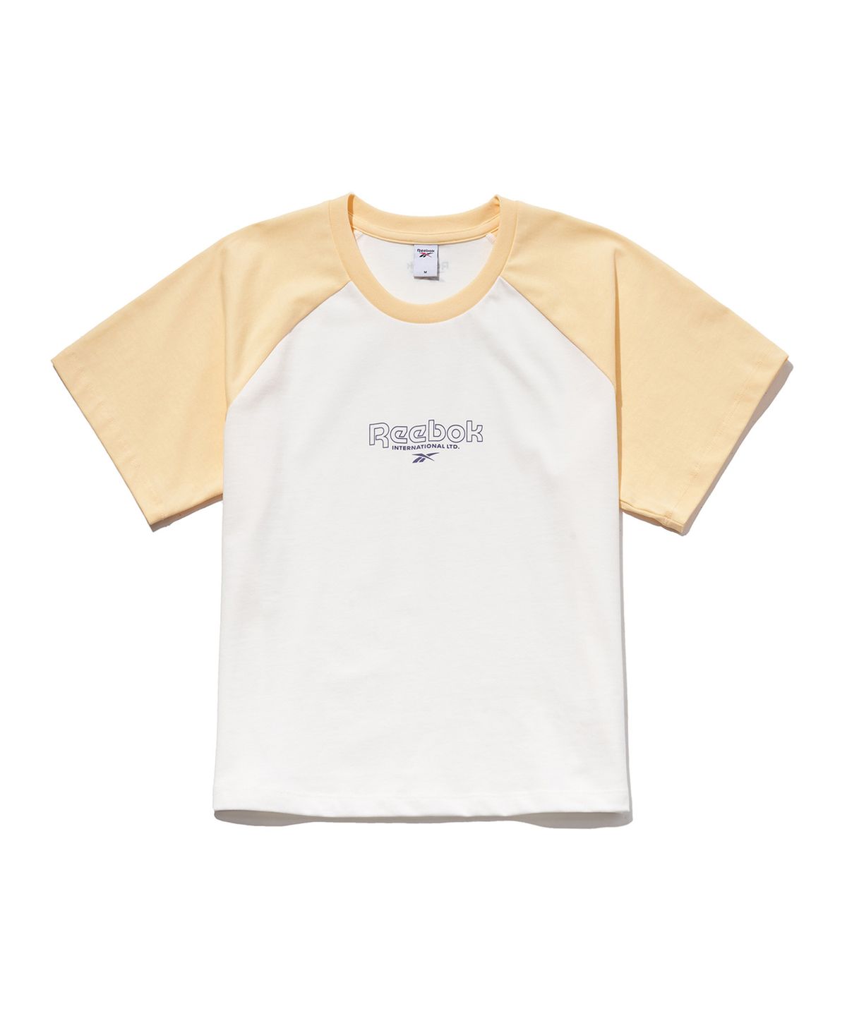 리복(REEBOK) 프린트 래글런 티셔츠 (W) - 버터