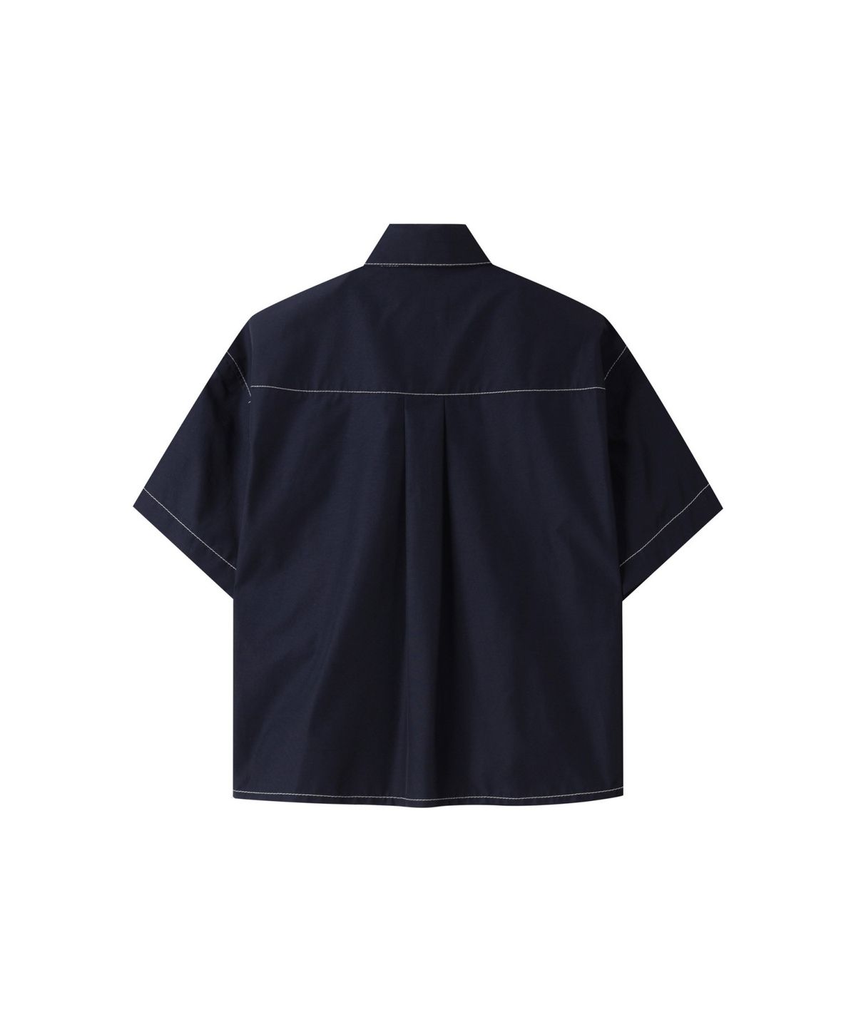 래코드(RECODE) Out Pocket Crop Shirt