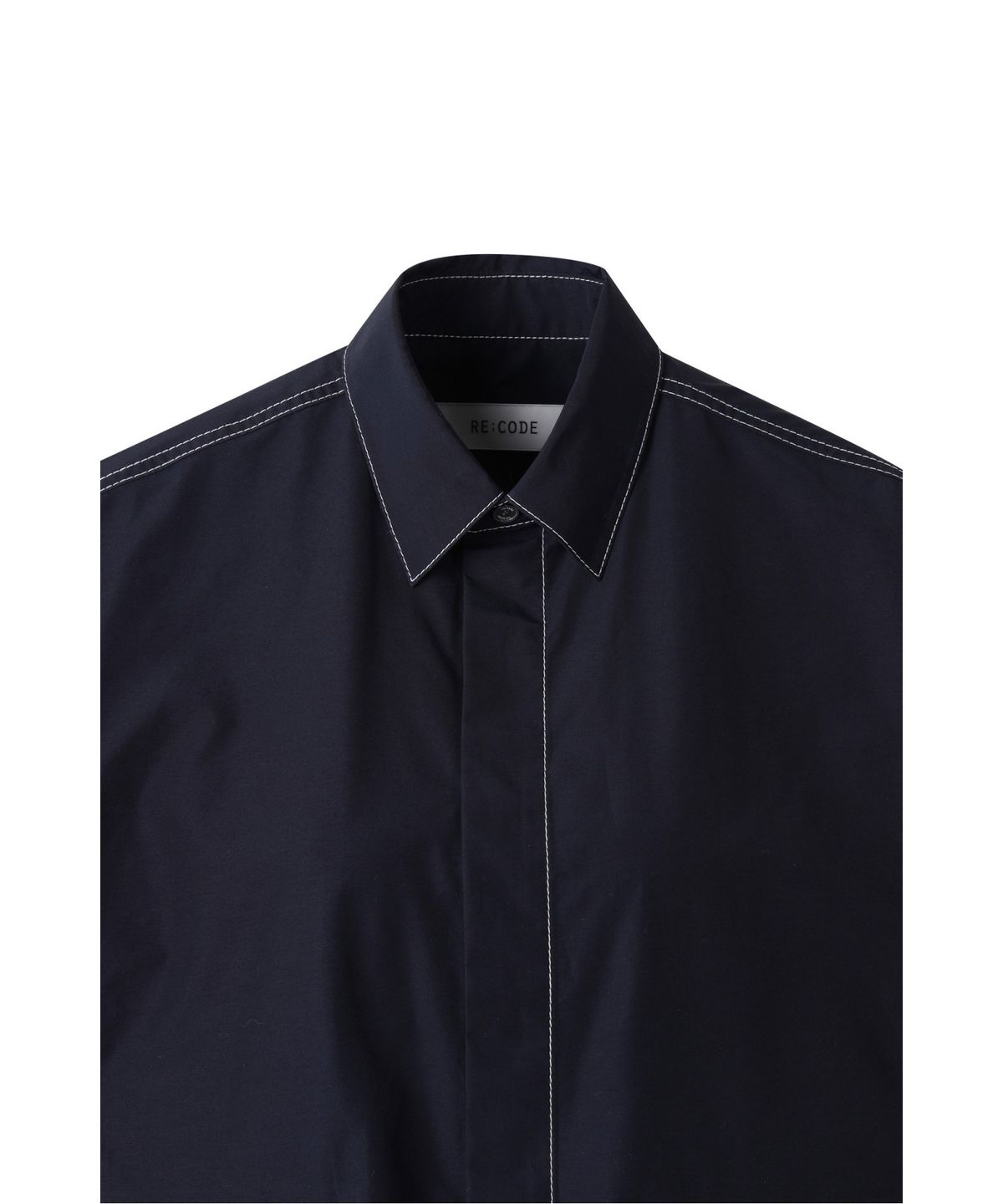래코드(RECODE) Out Pocket Crop Shirt