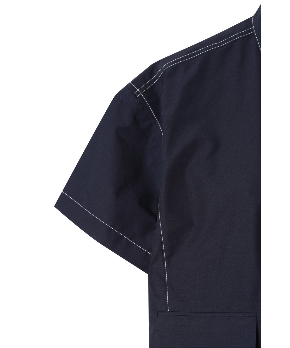 래코드(RECODE) Out Pocket Crop Shirt