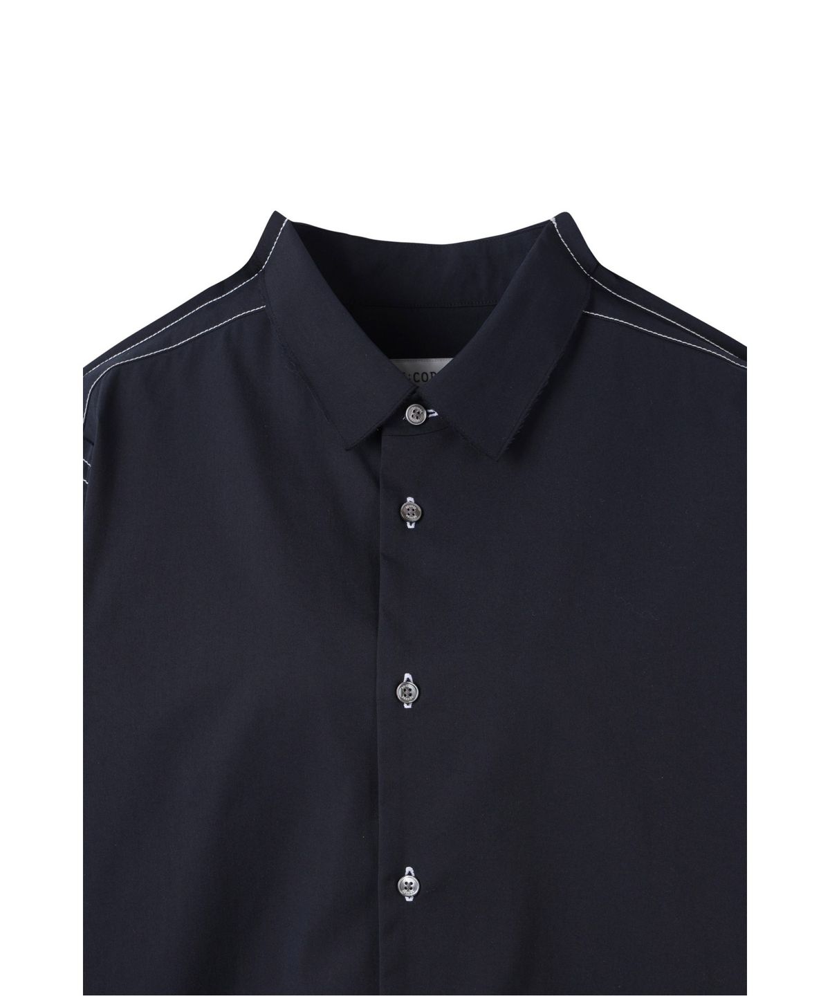 래코드(RECODE) Raw Edged Stitch Point Shirt