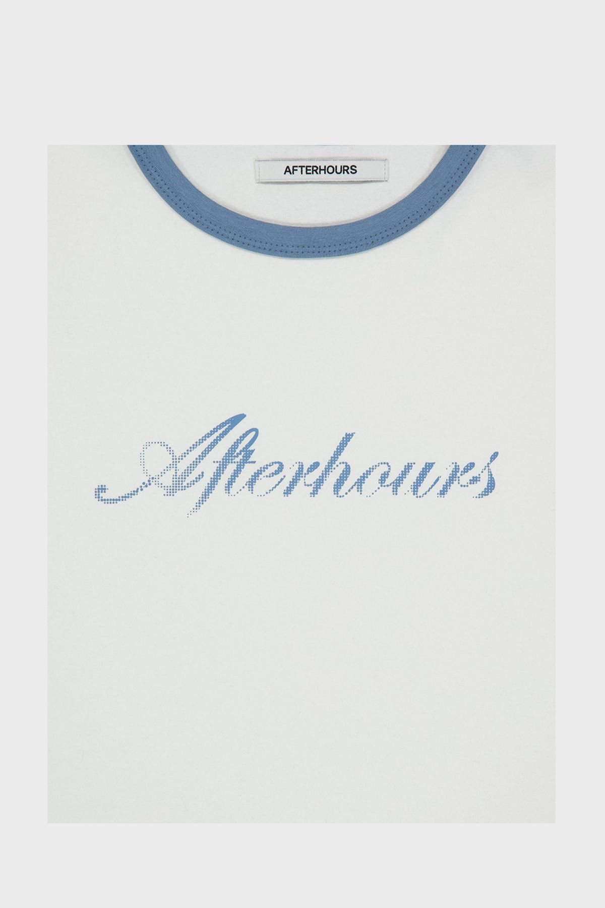애프터아워즈(AFTERHOURS) LOGO RINGER TEE (IVORY)
