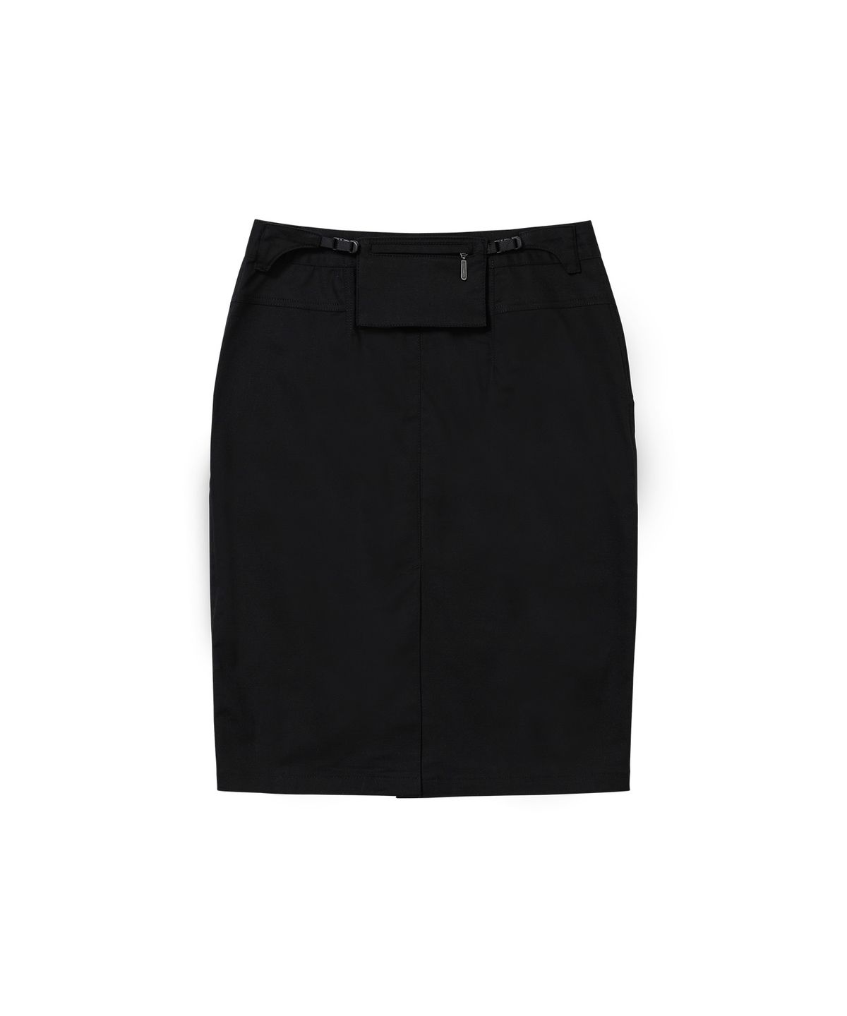 웰빙익스프레스(WELLBEING EXPRESS) Back Pocket Midi Skirt Black