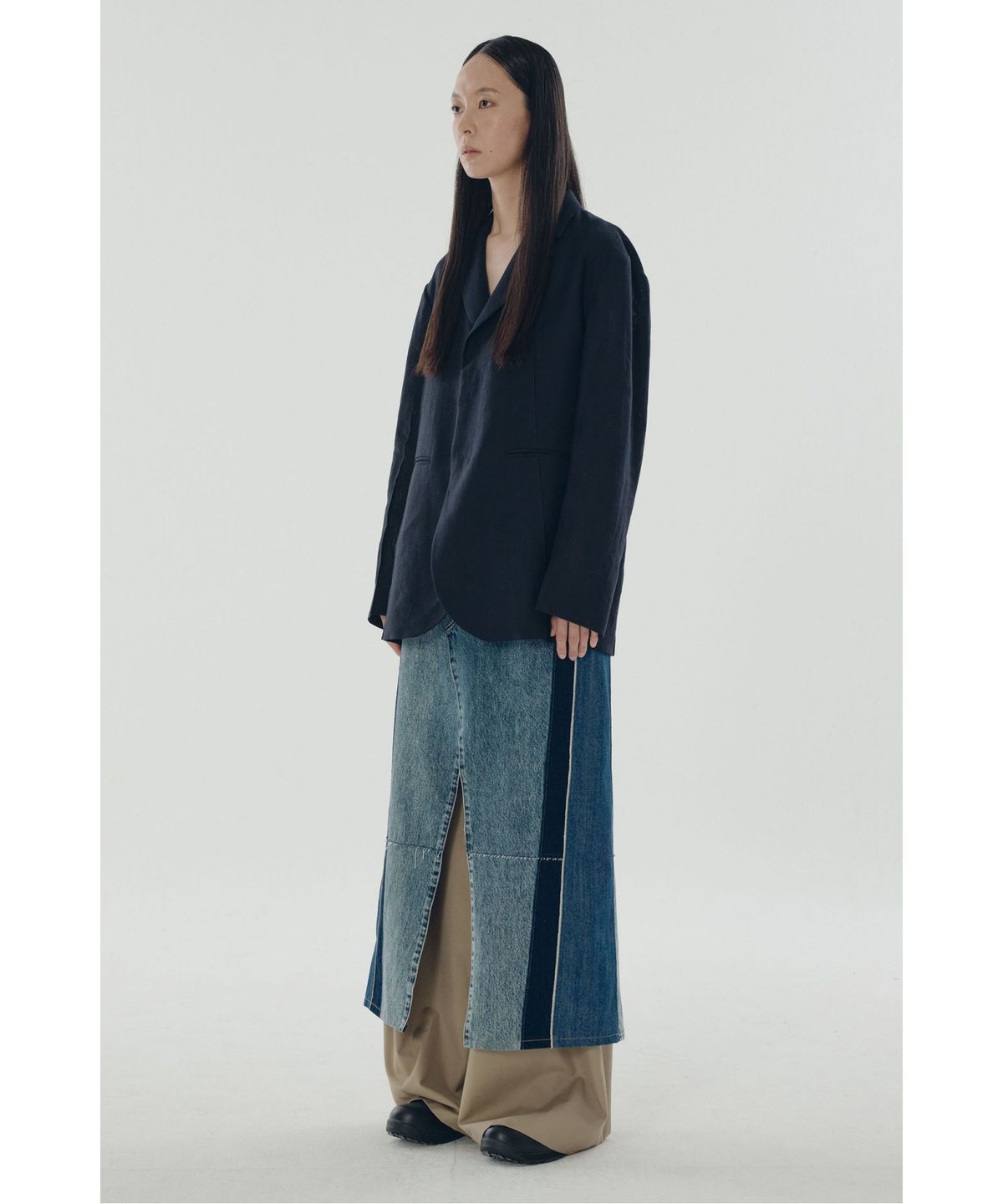 래코드(RECODE) Crease-effect Jacket