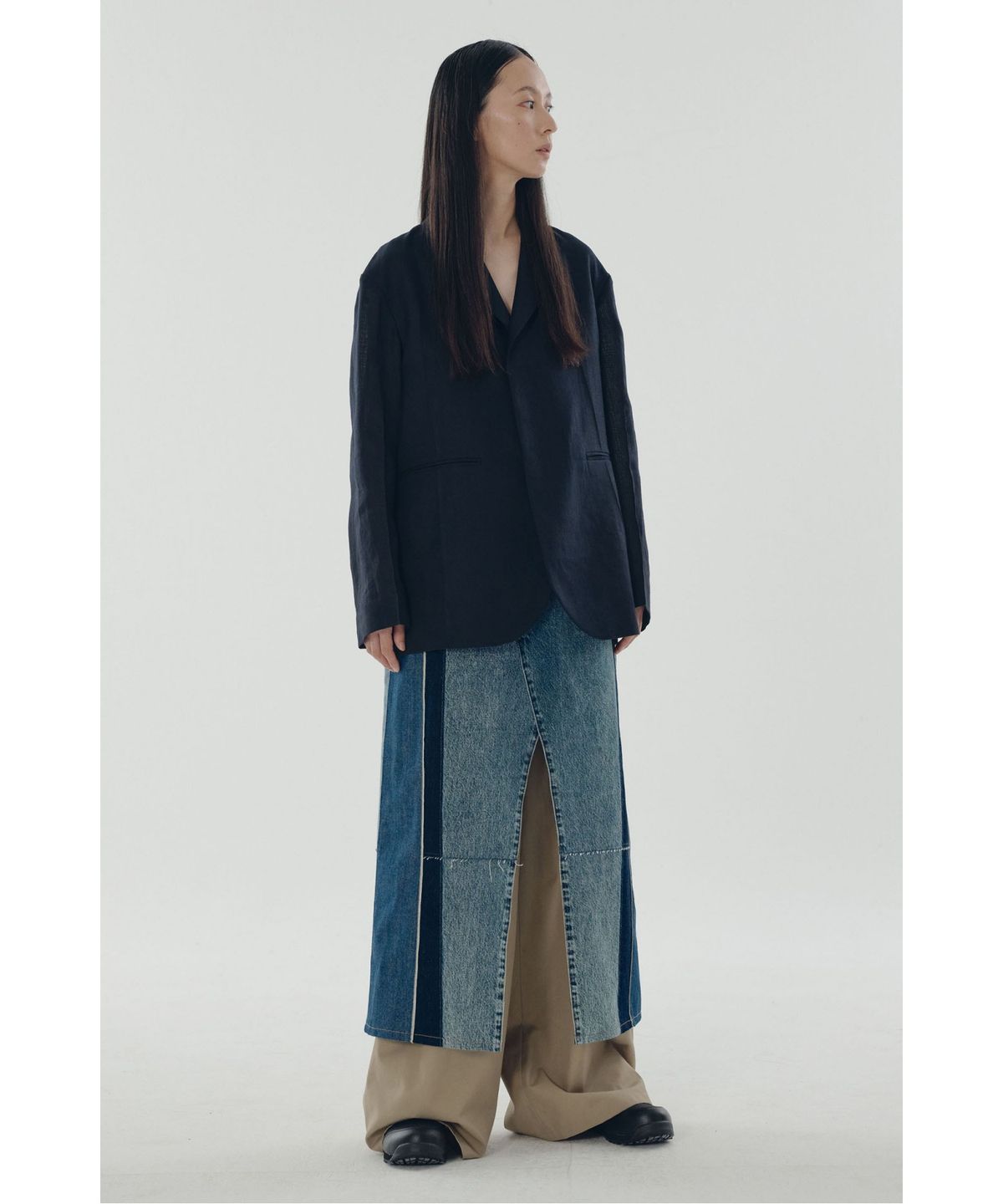 래코드(RECODE) Crease-effect Jacket
