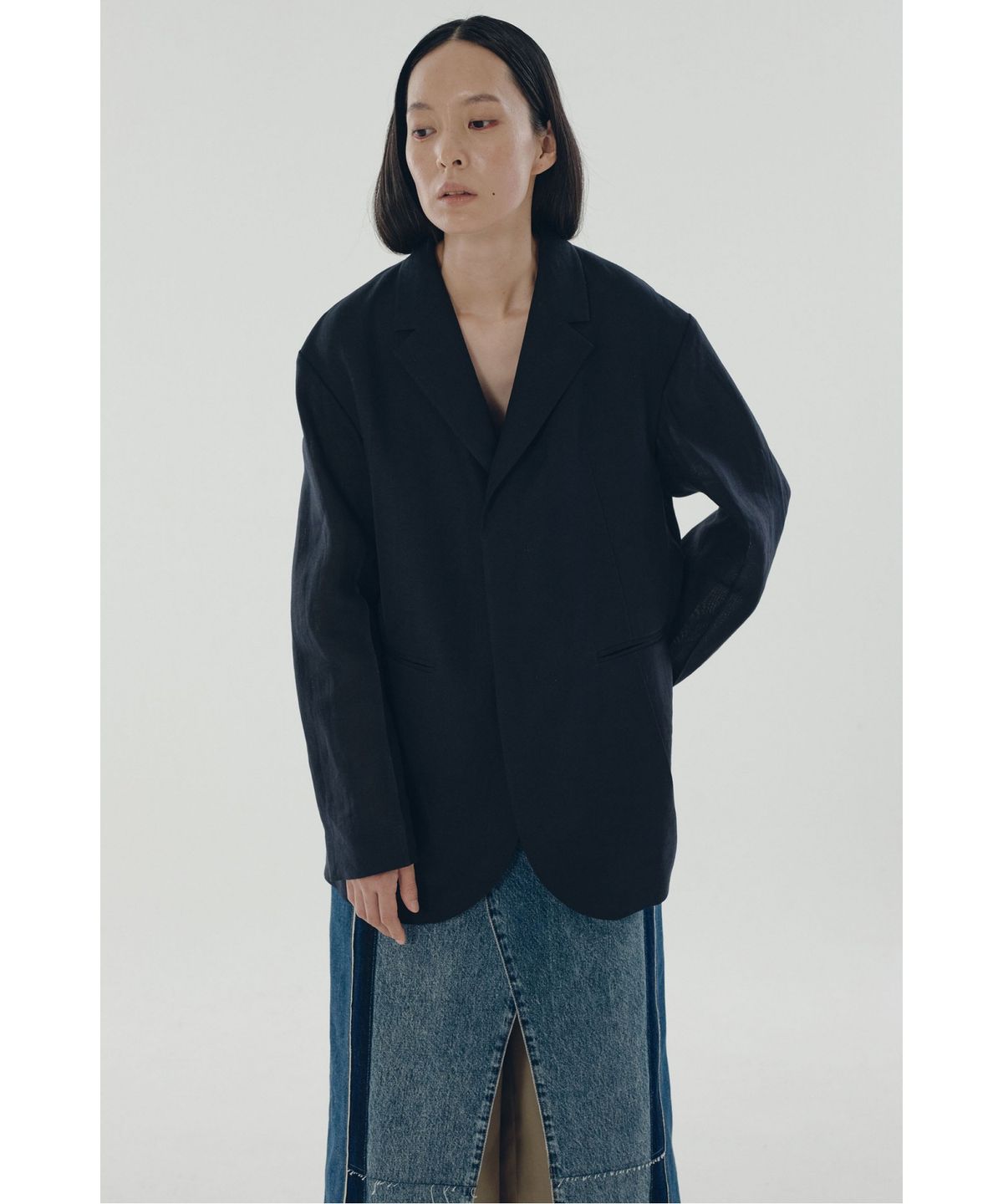 래코드(RECODE) Crease-effect Jacket