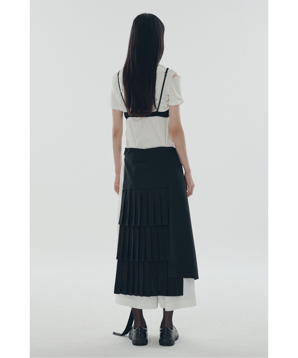 래코드(RECODE) Shirts Mixed Skirt