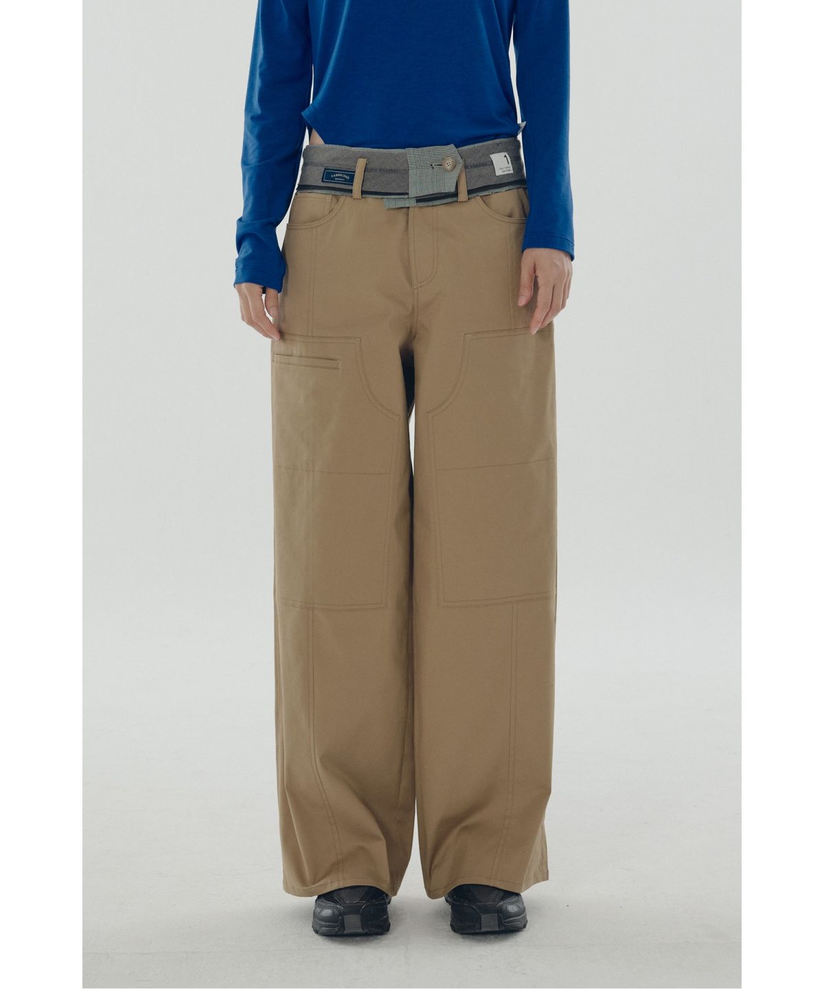 래코드(RECODE) Waist Band Big Pocket Pants