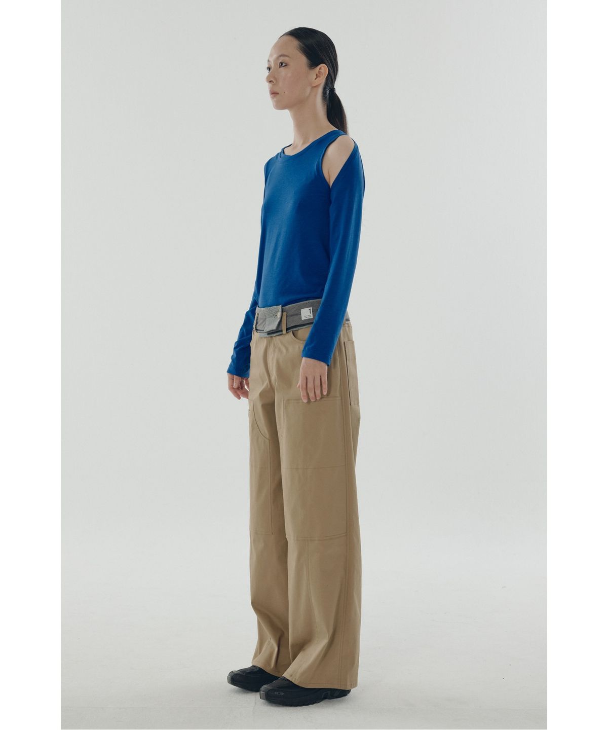 래코드(RECODE) Waist Band Big Pocket Pants