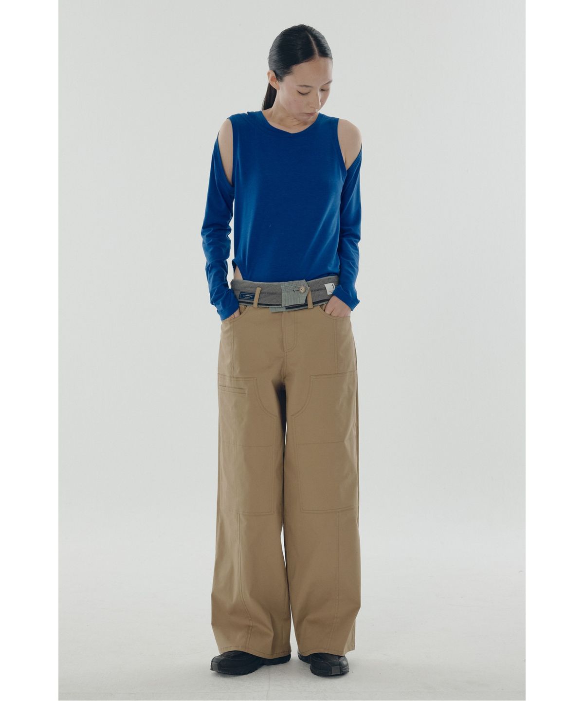 래코드(RECODE) Waist Band Big Pocket Pants