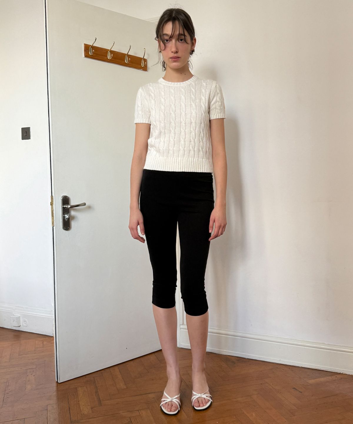 시눈(SINOON) Sinoon Logo Twisted Knit (Cream)