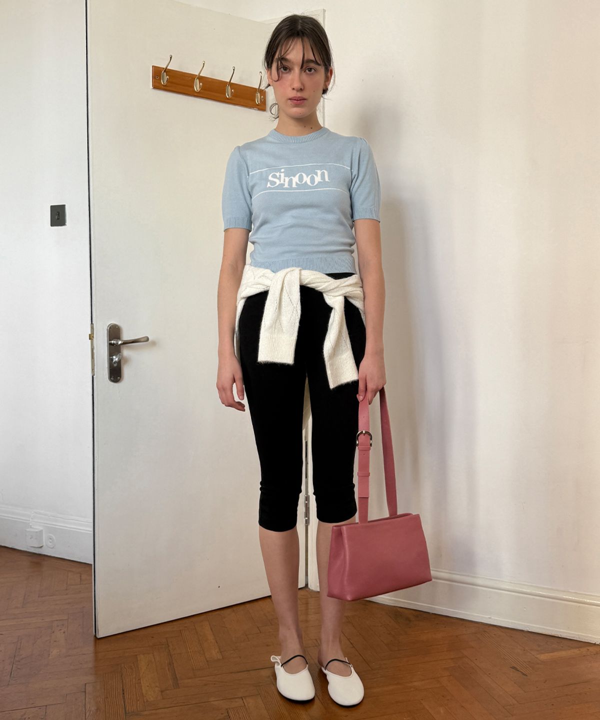 시눈(SINOON) Sinoon Logo Half Knit (Sky Blue)