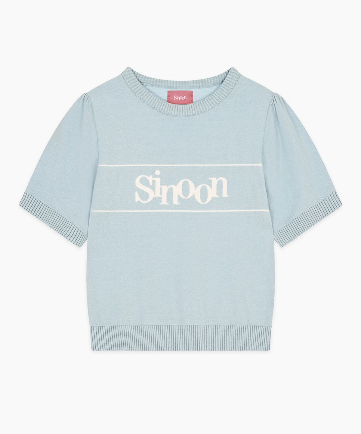 시눈(SINOON) Sinoon Logo Half Knit (Sky Blue)