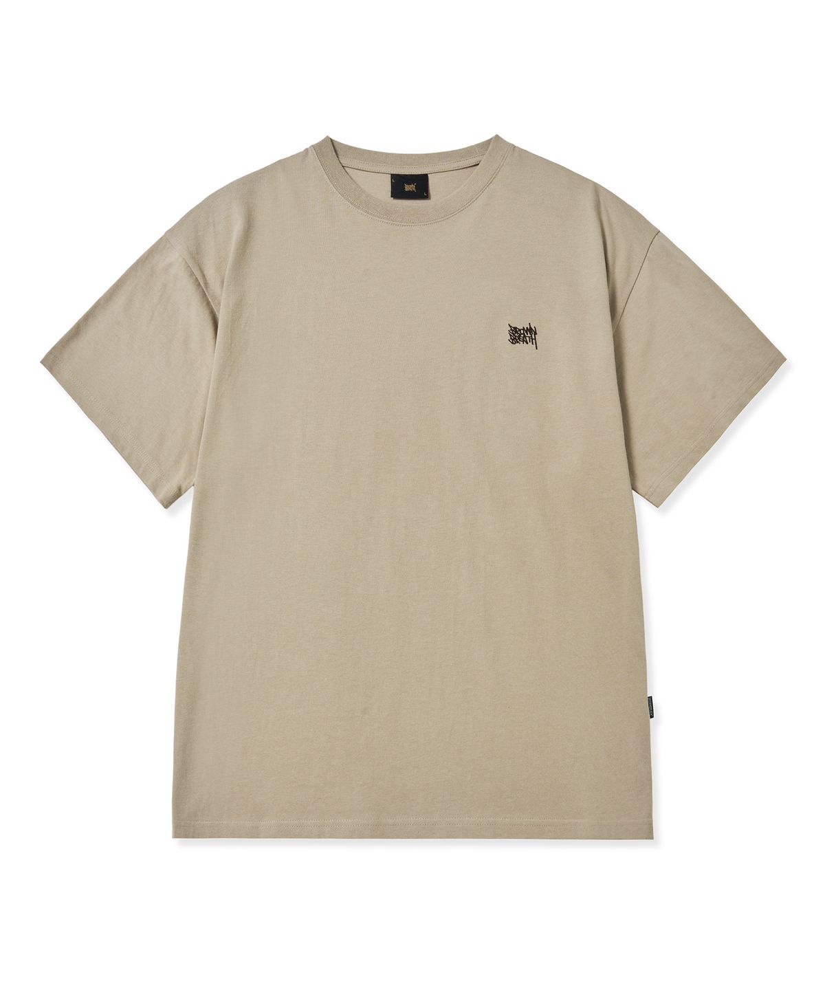 브라운브레스(BROWNBREATH) KITTY TAG TEE - BEIGE