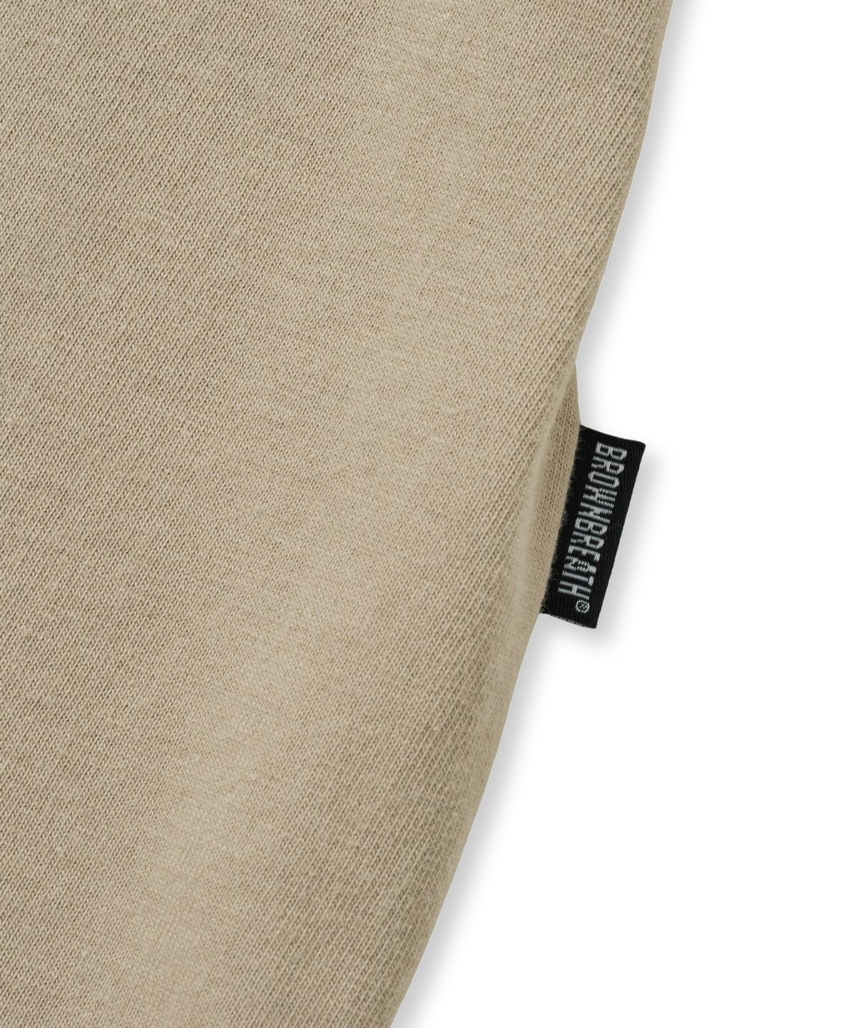 브라운브레스(BROWNBREATH) KITTY TAG TEE - BEIGE